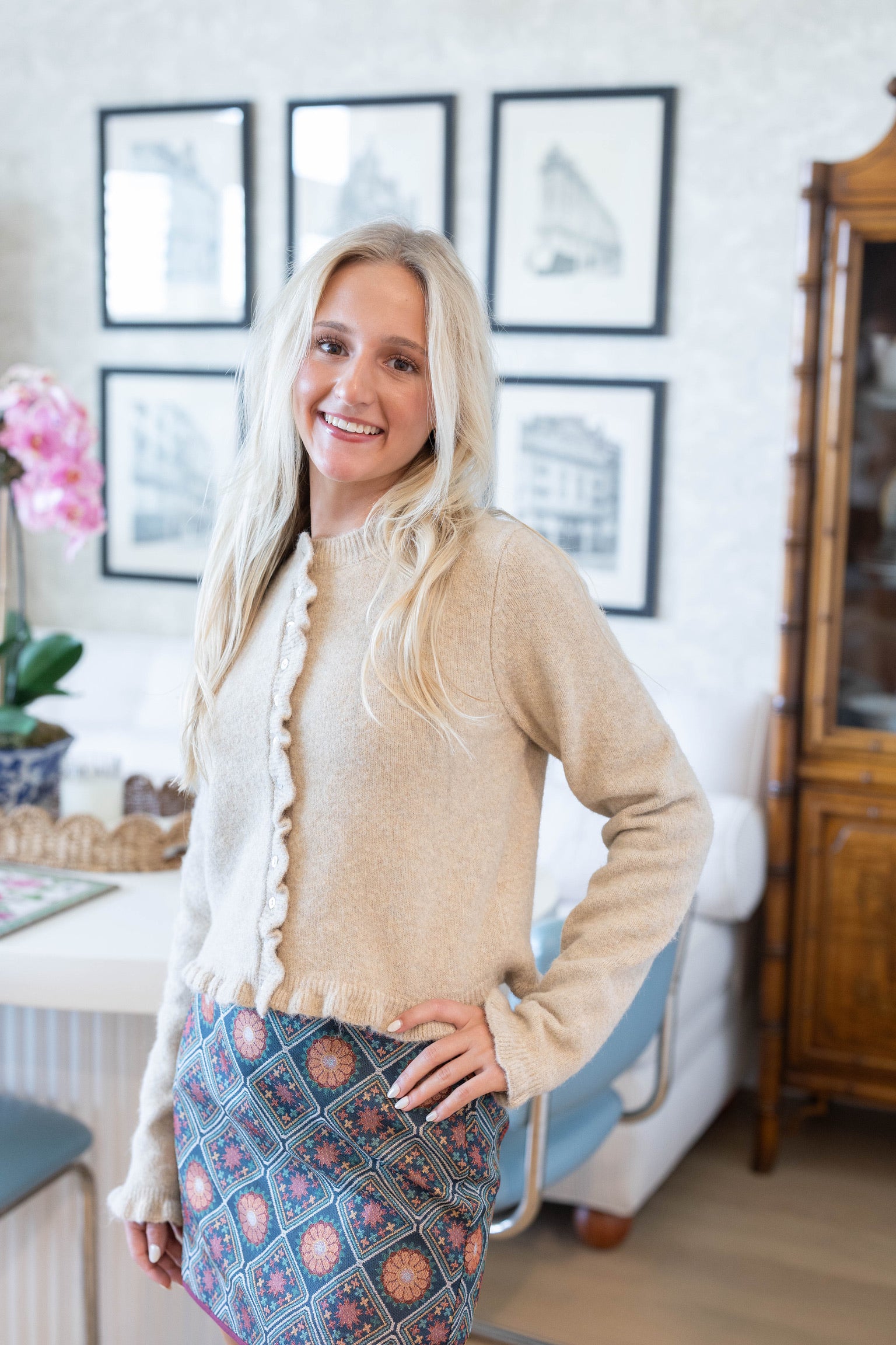Marley Ruffle Cardigan