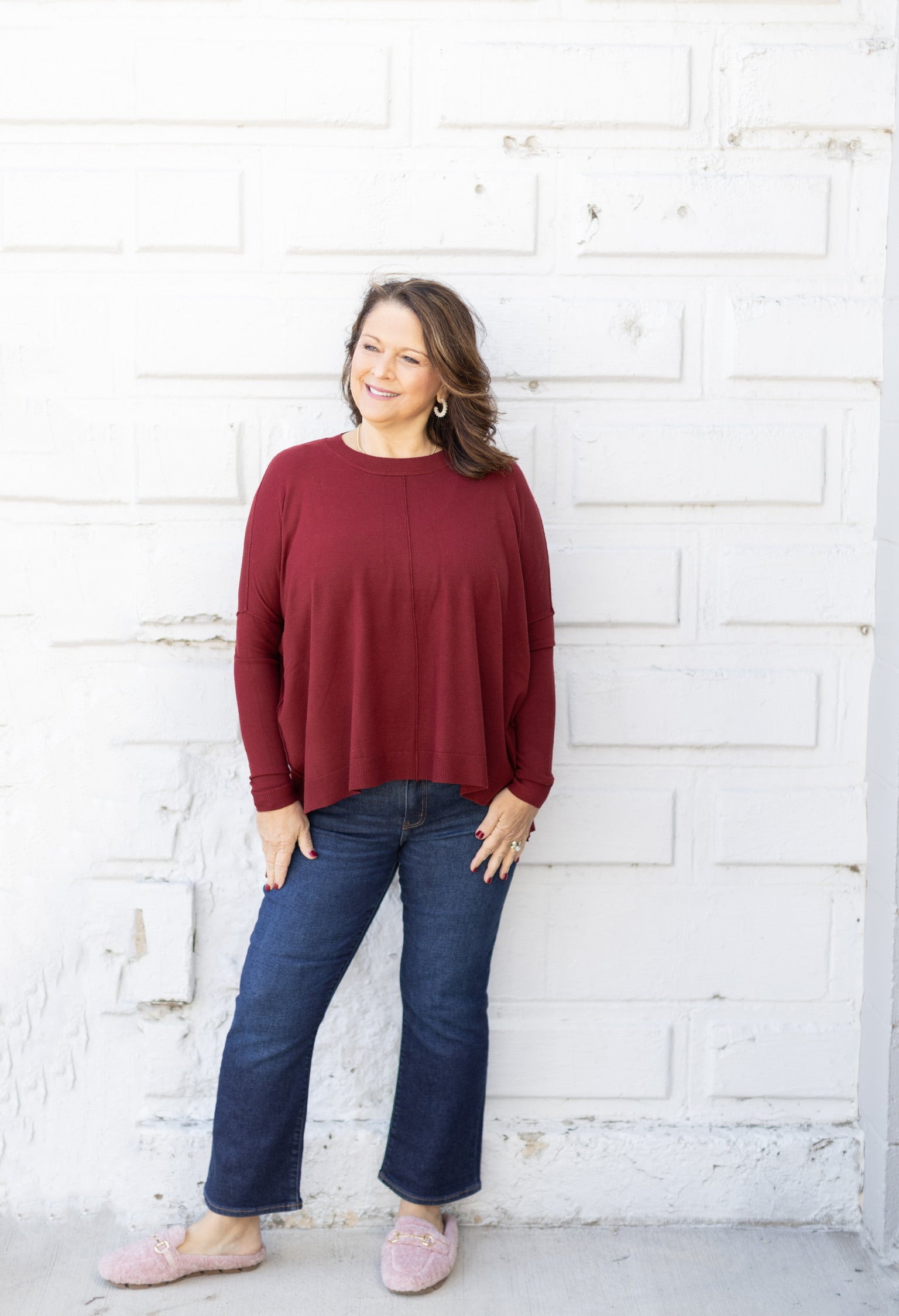 Burgundy Sweater