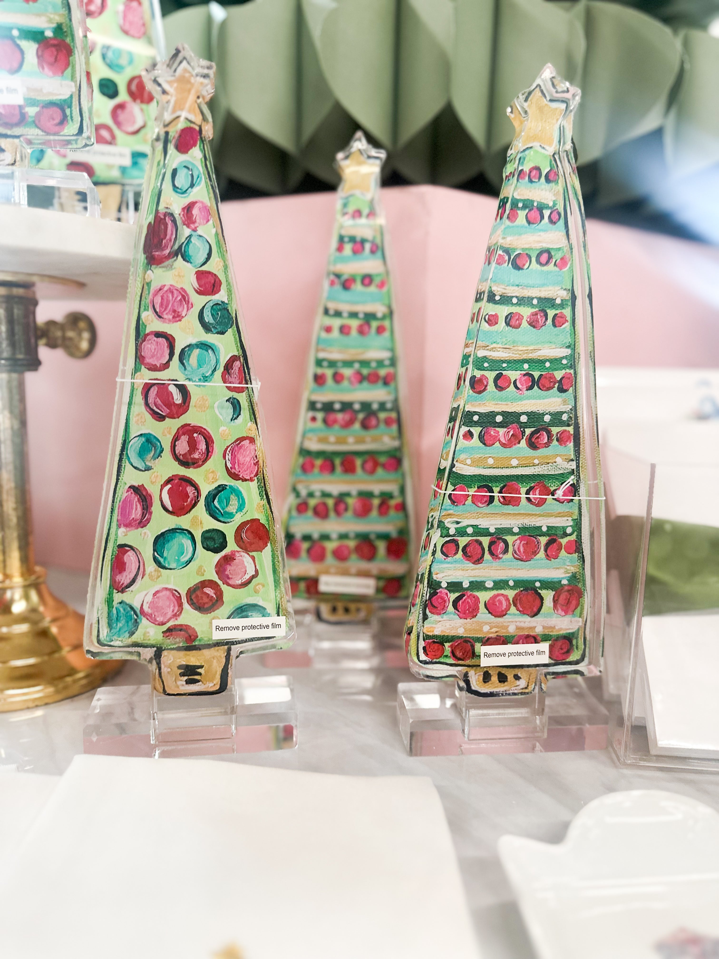 Garland Christmas Tree Acrylic Tree