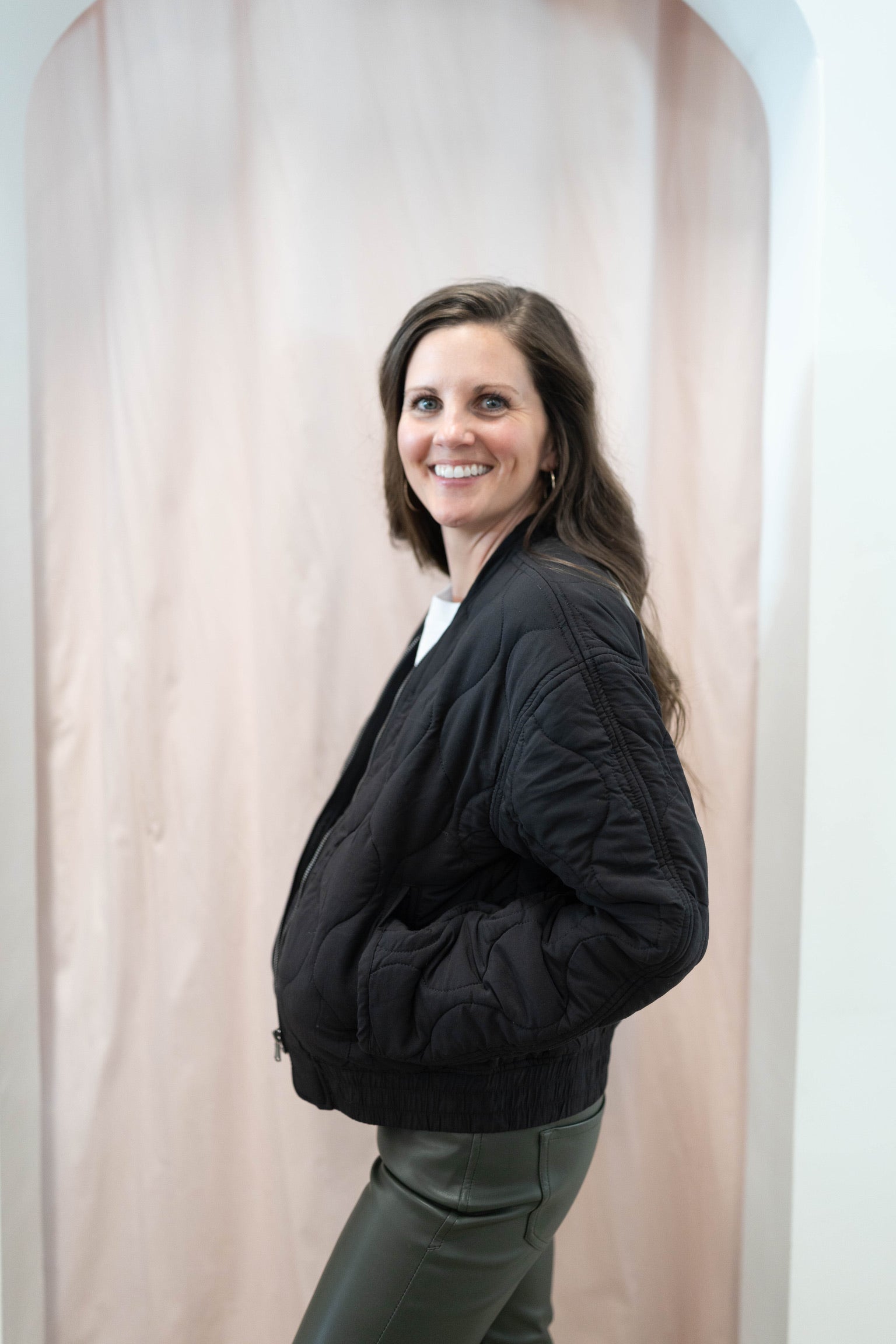 Maverick Quilted Jacket, Black