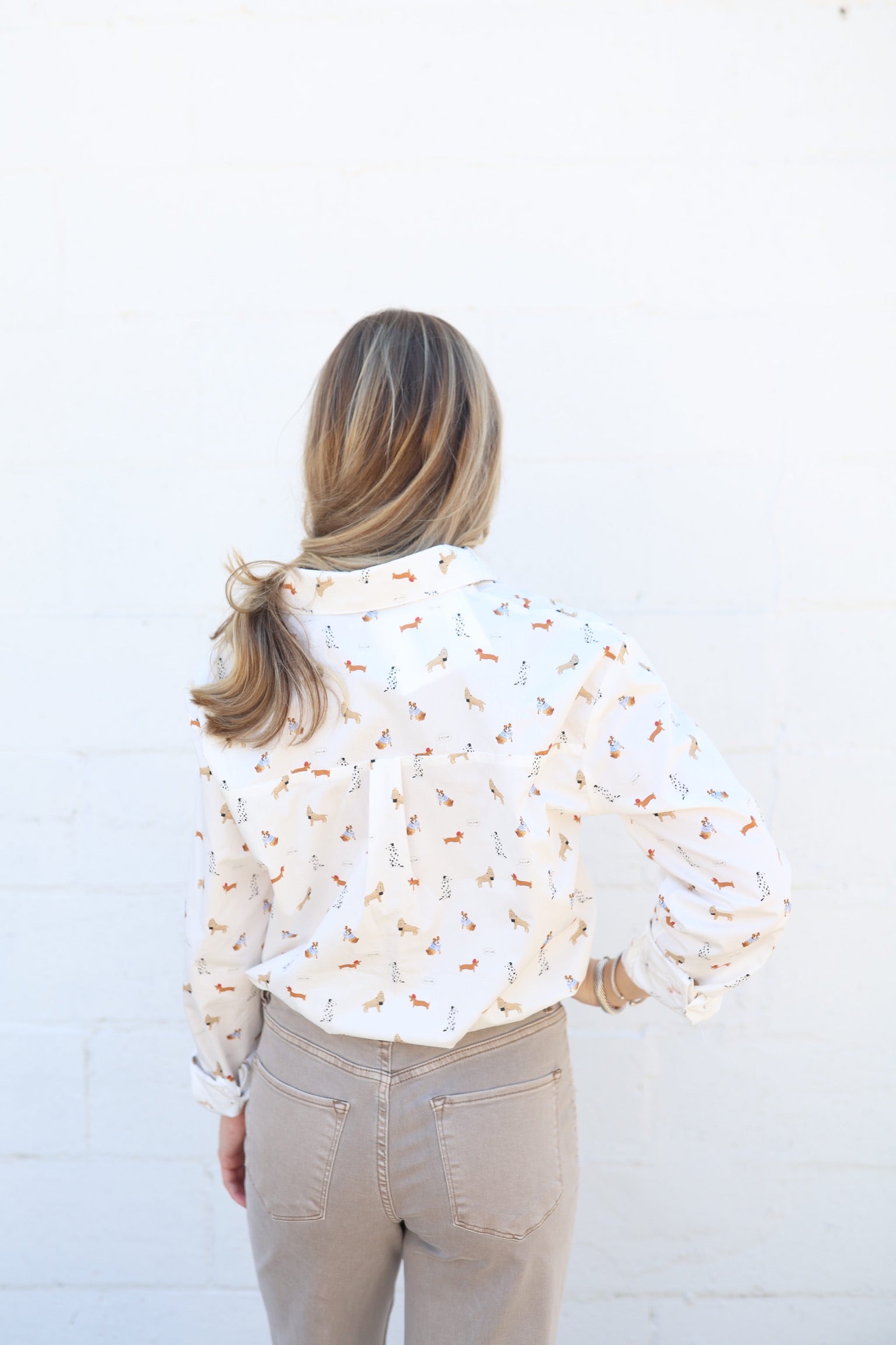Puppy Love Button Down