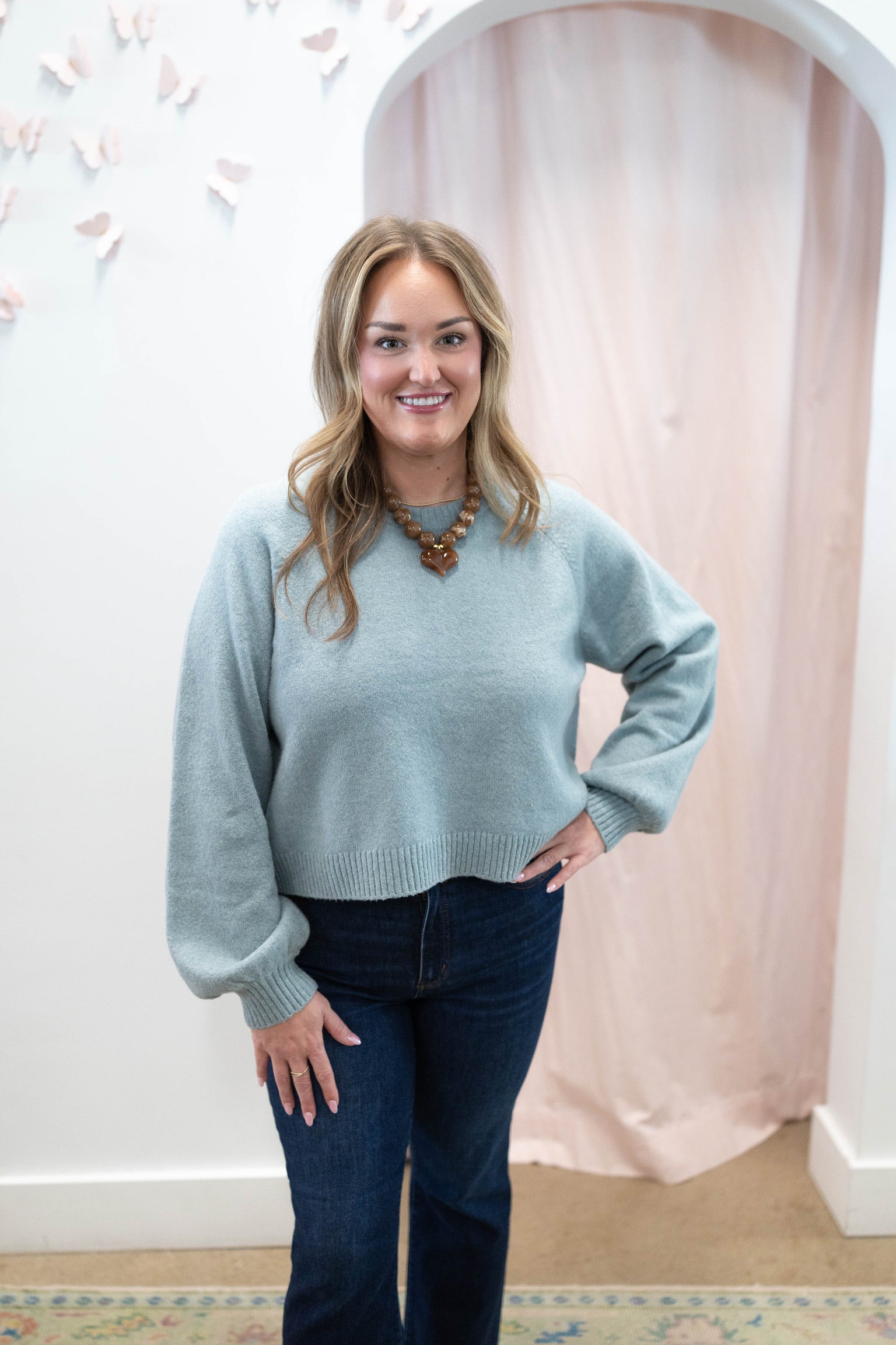 Soft Succulent Coming Up Sweater
