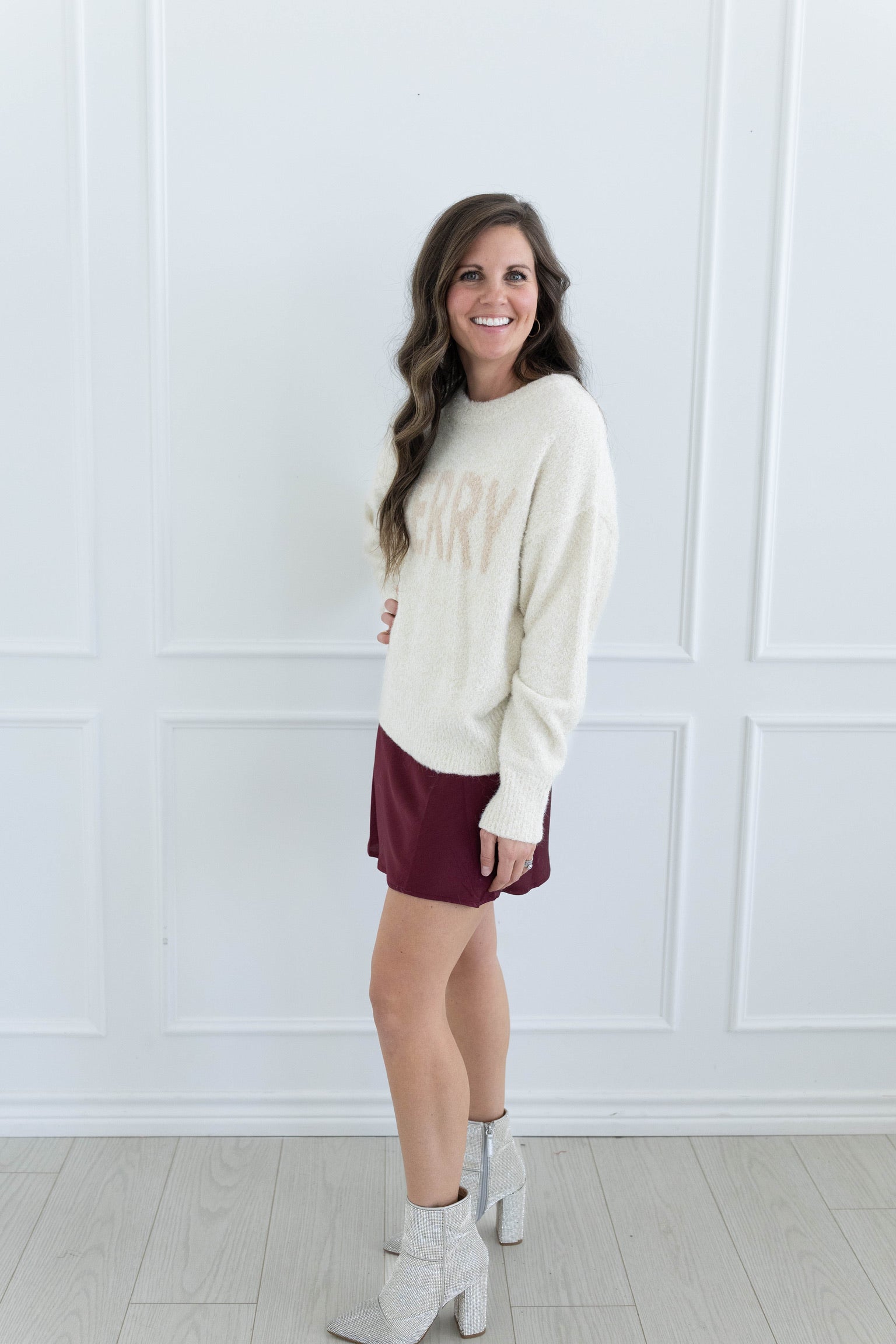 Chablis Merlot Mini Skirt