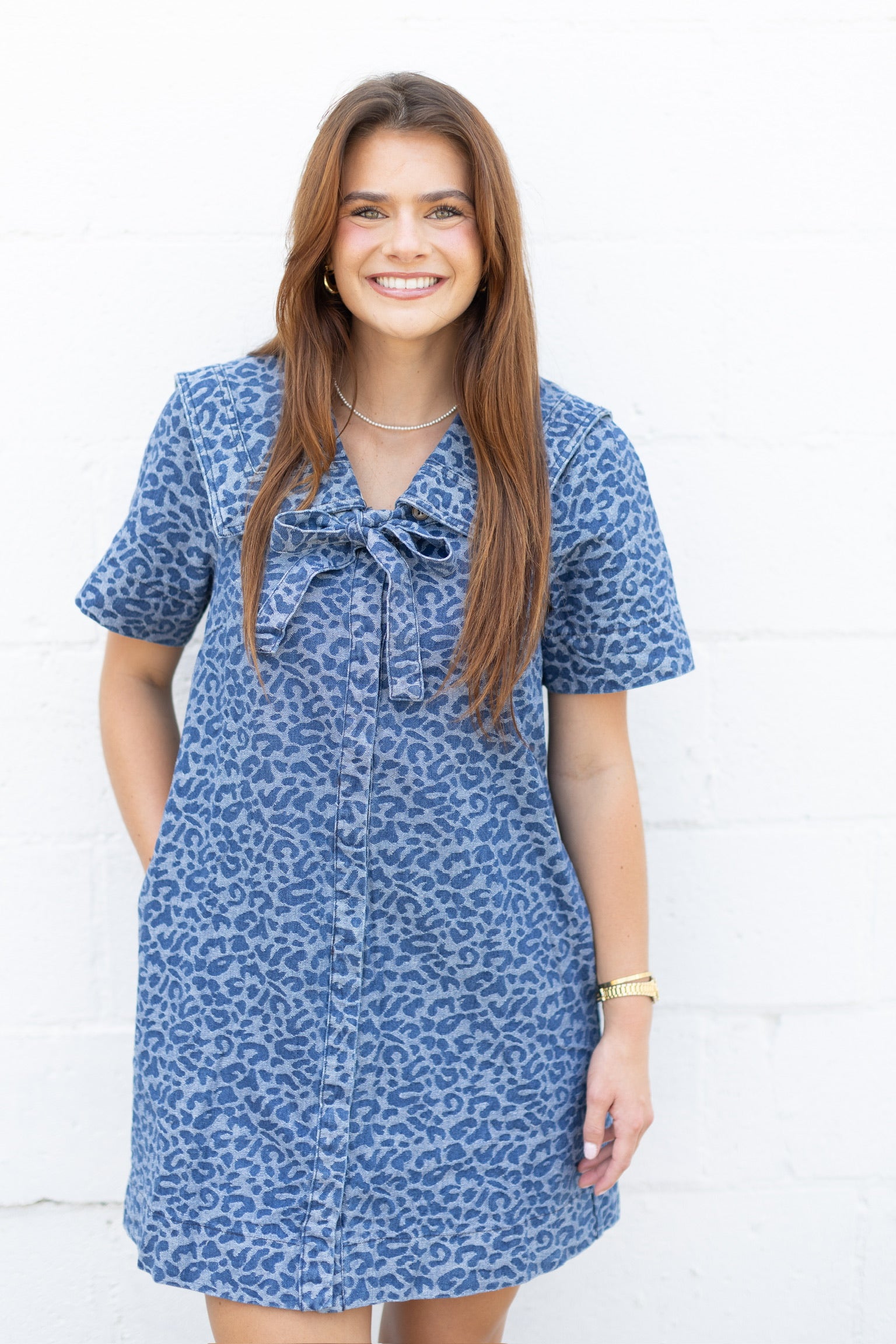 Amelia Leopard Dress