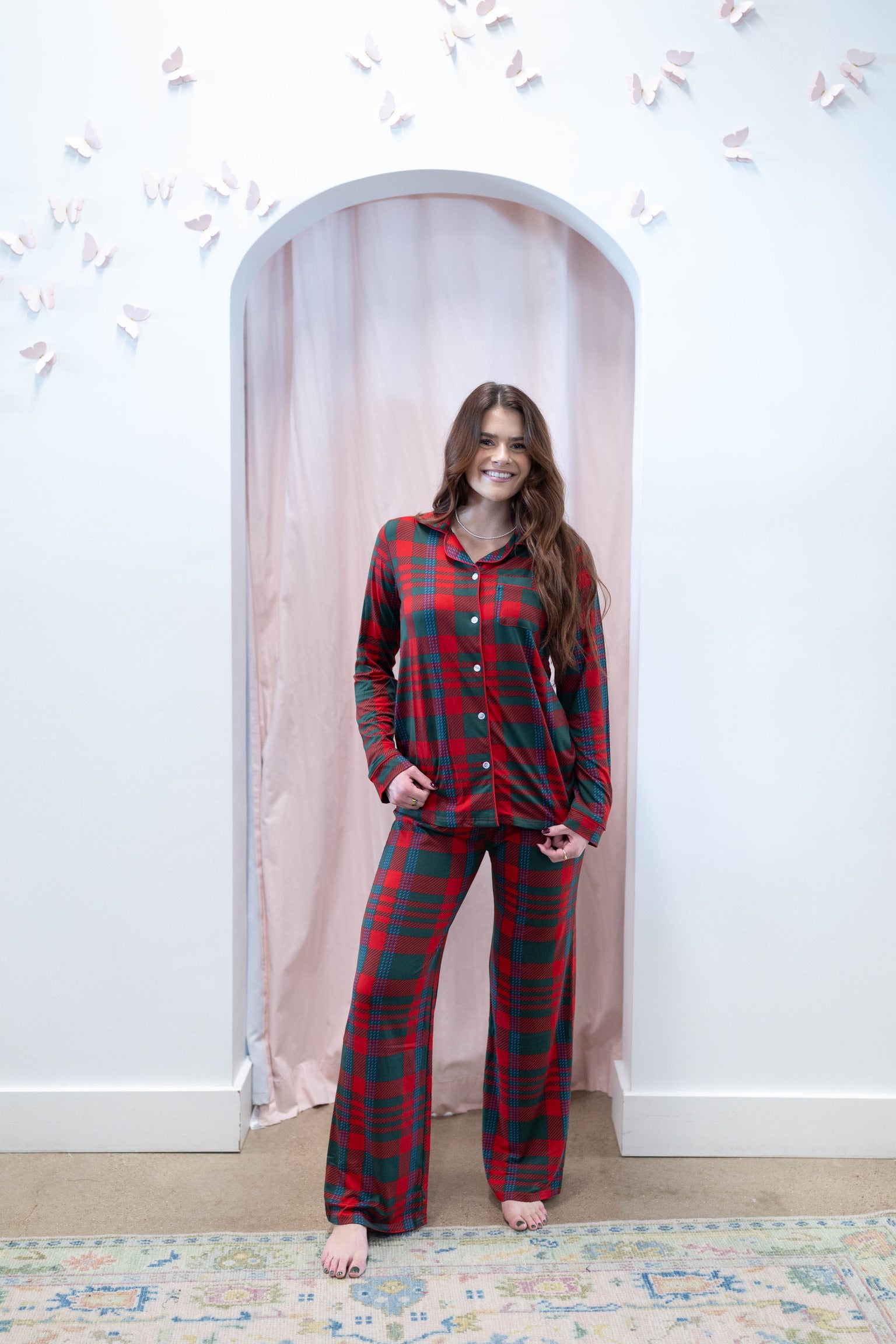 Telluride Plaid Pajama Top