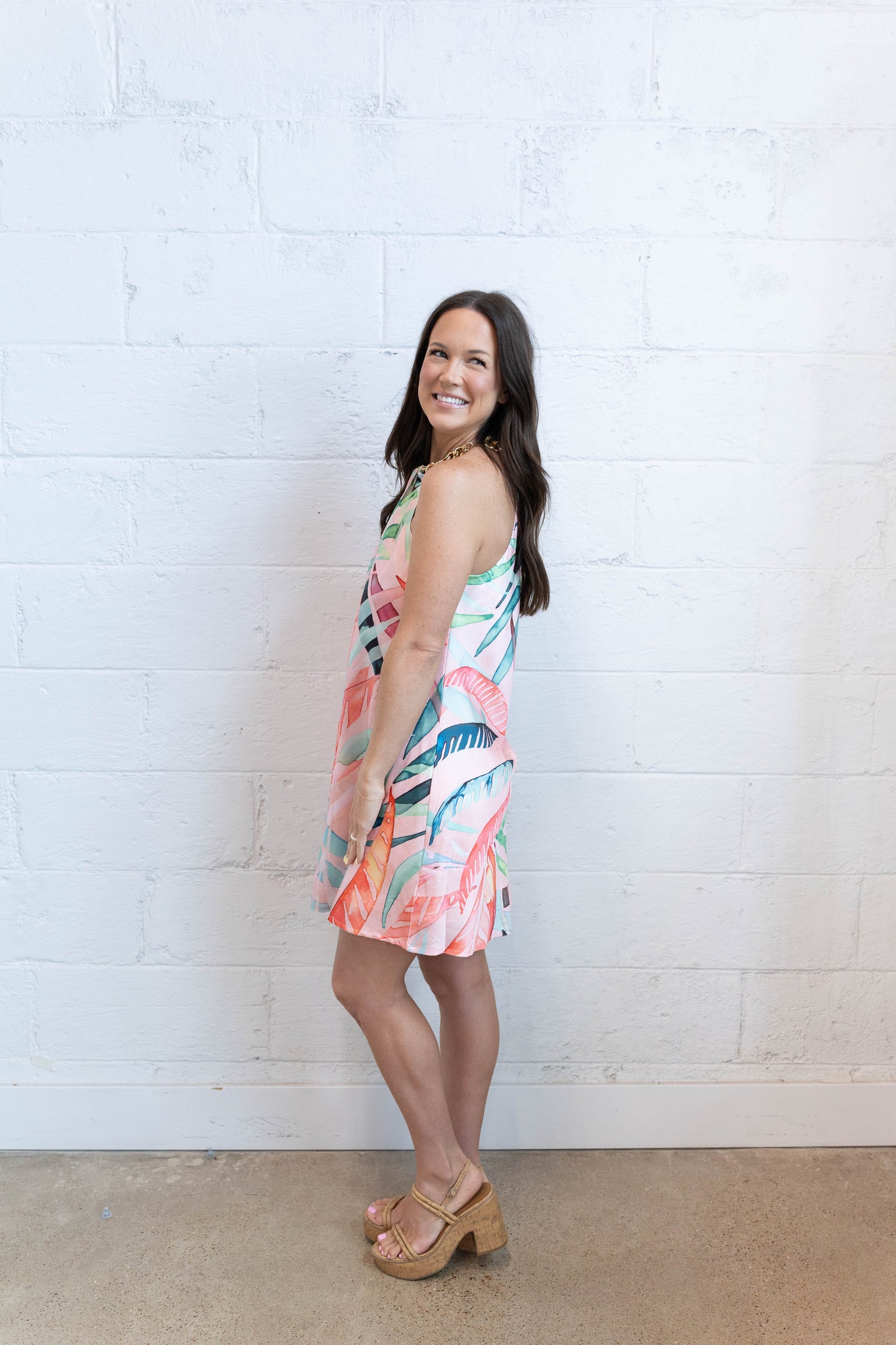 Elsa Sorbet Mini Dress