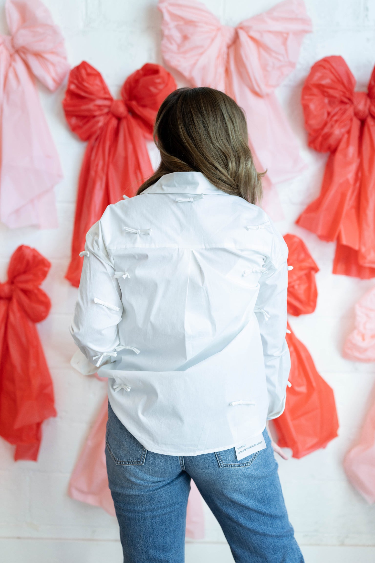 Bow Detailed Button Down