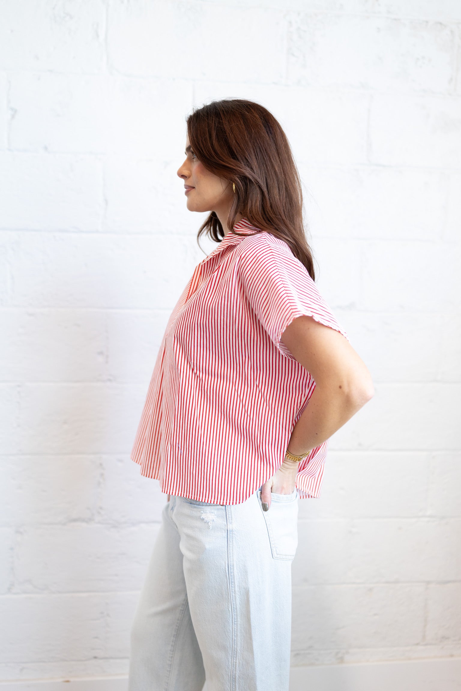 Leslie Stripe Blouse