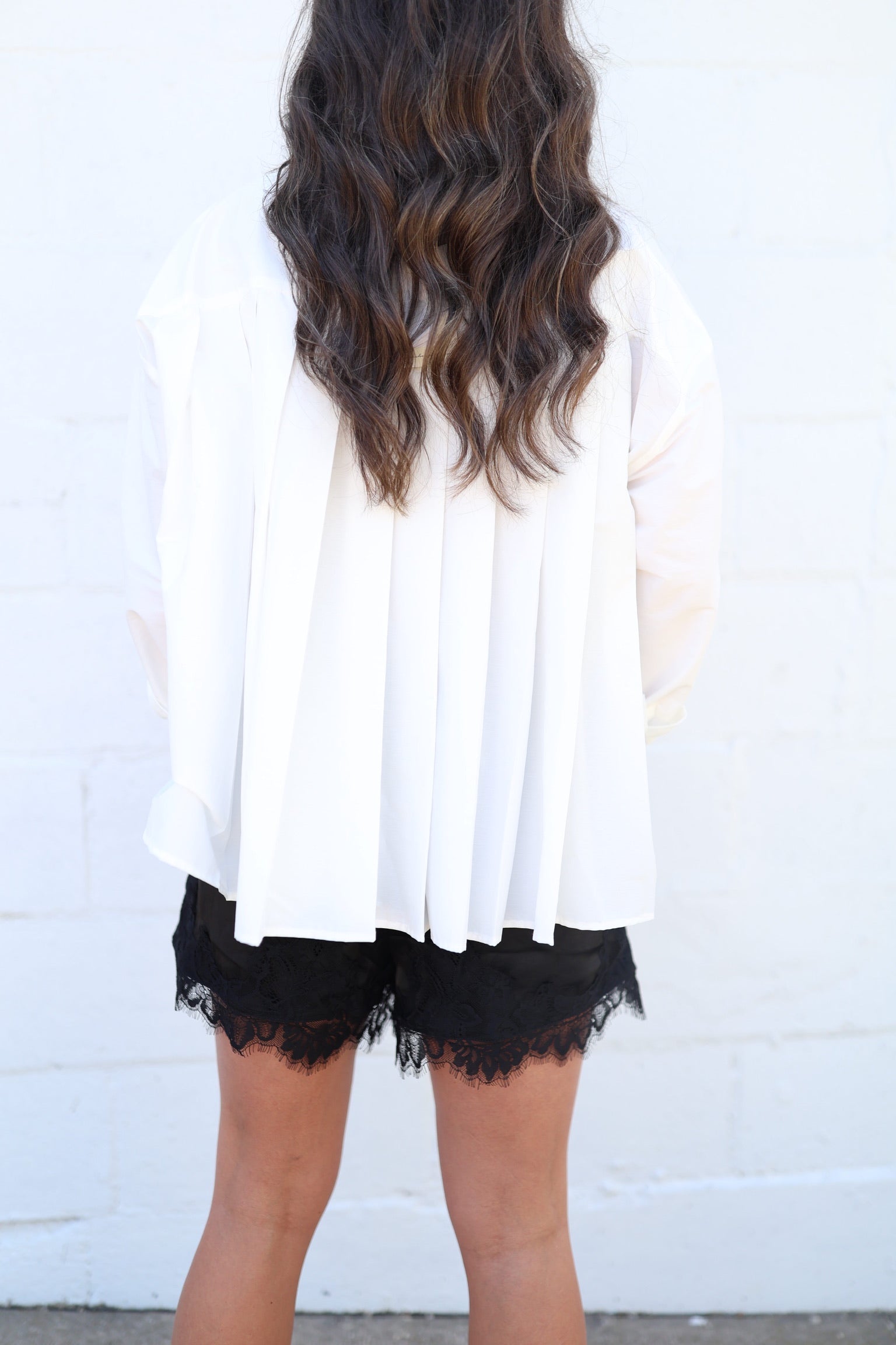 Black Lace Shorts