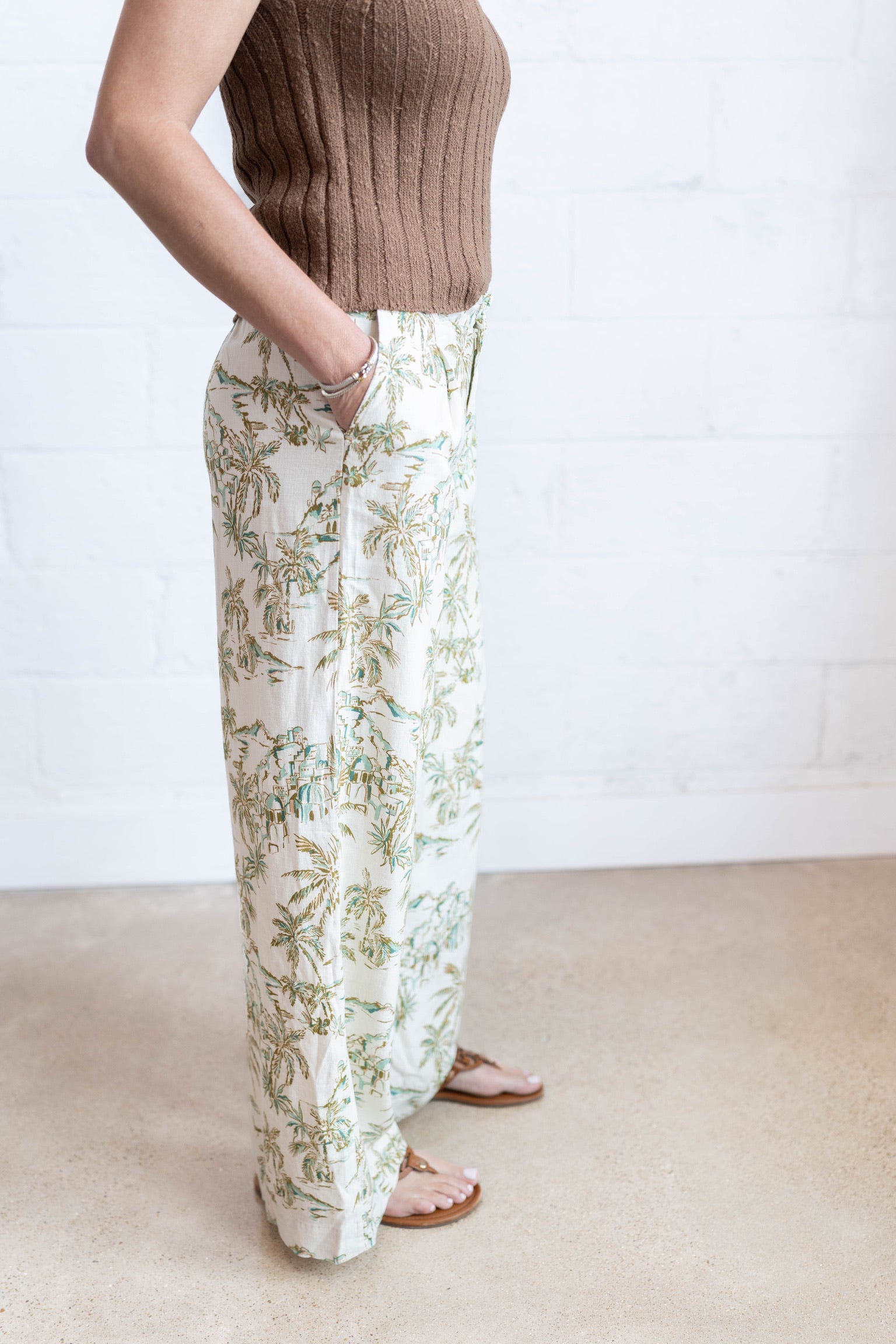 Overlook Tiki Tide Linen Pant
