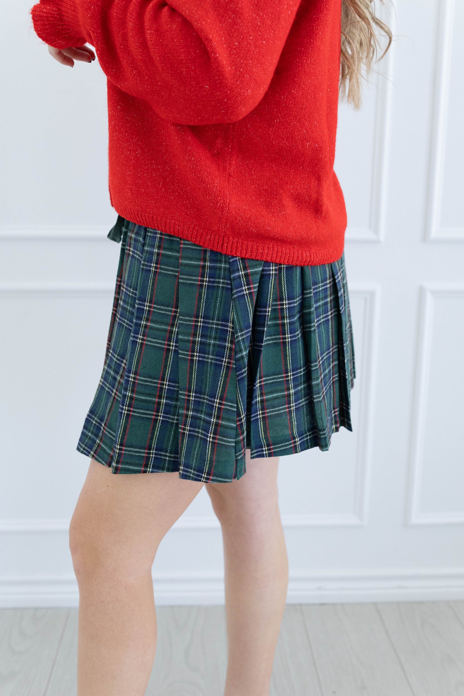 Christmas Plaid Skirt