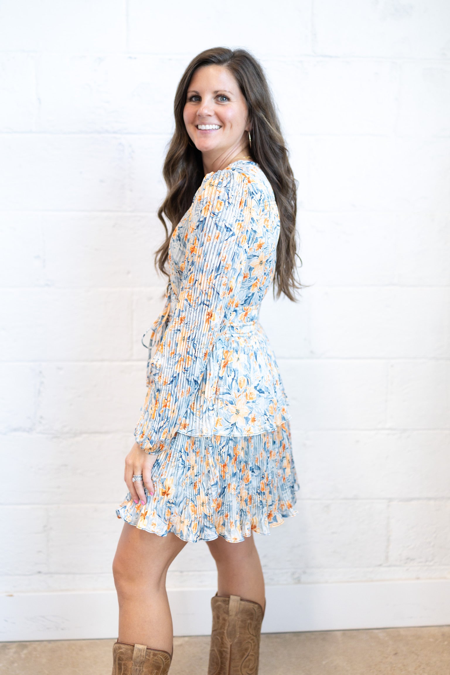 Coraline Pleated Mini Dress