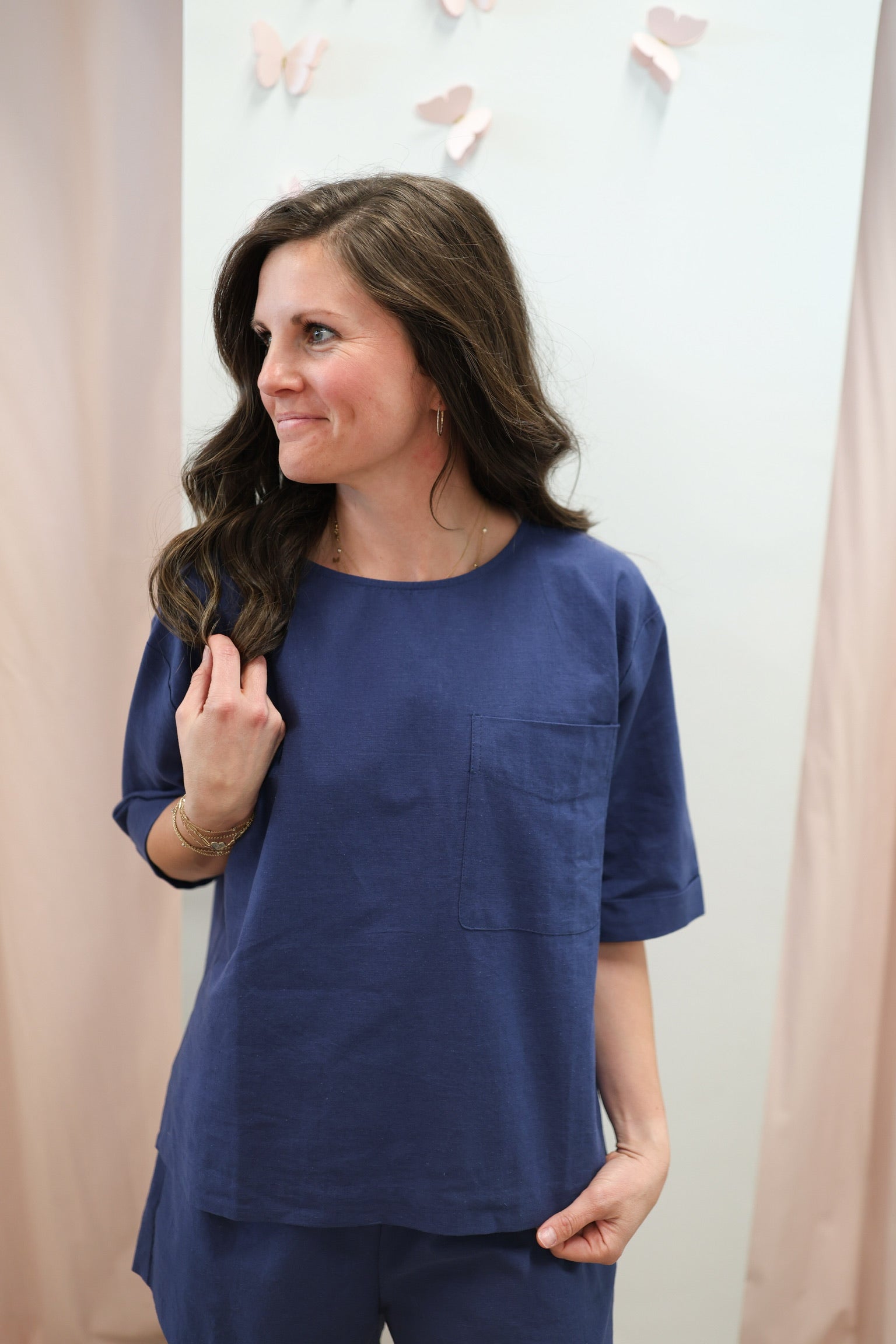 Navy Top