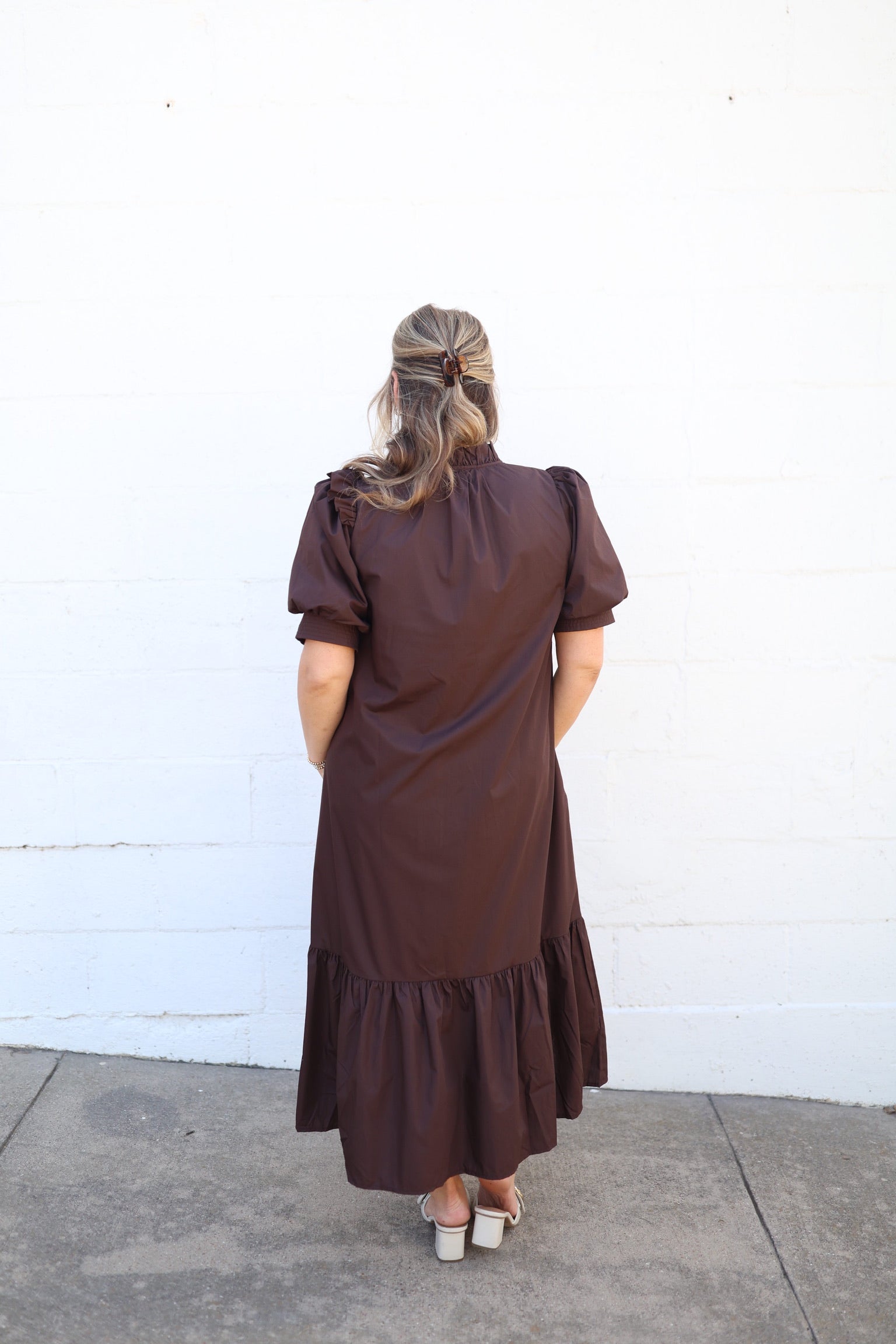 Ellis Espresso Maxi Dress
