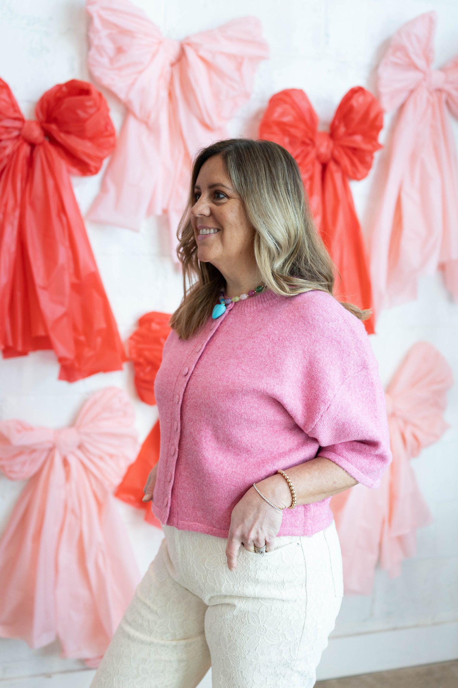 Madeline Pink Sweater