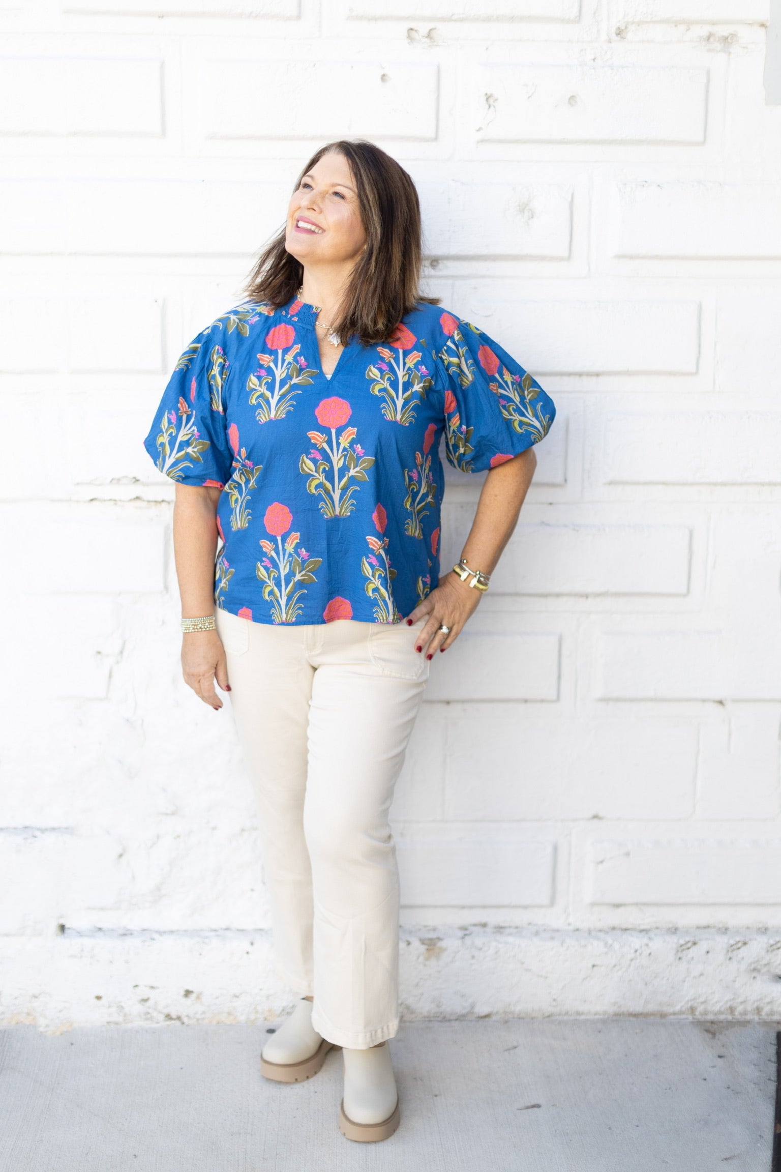 Evelyn Floral Top