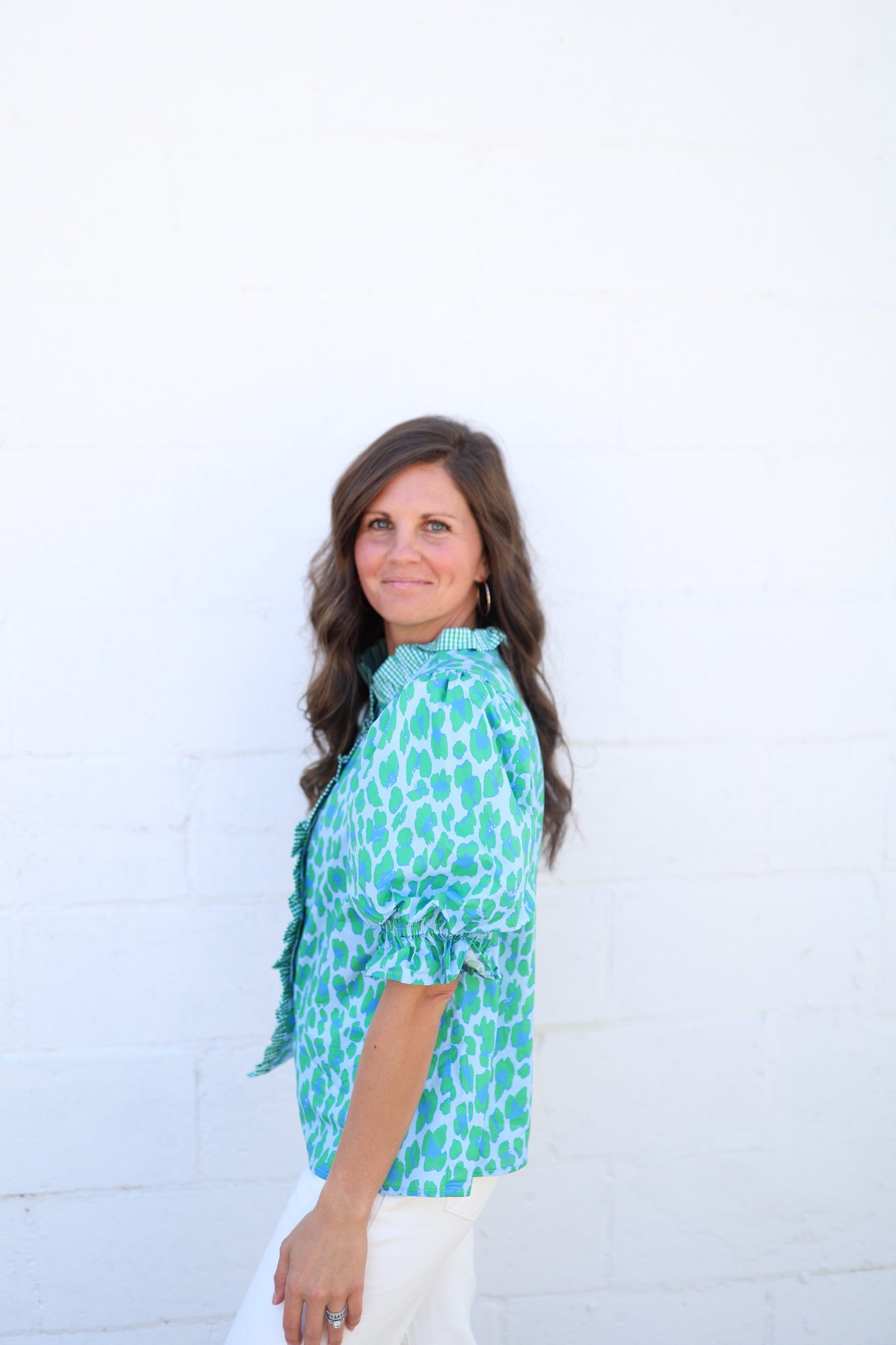 Luca Leopard Blouse