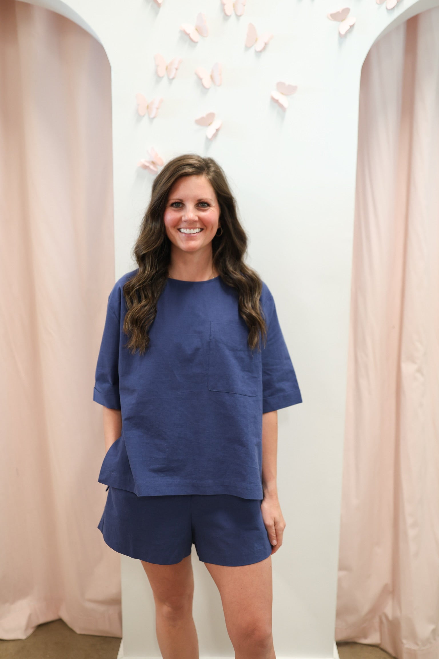 Navy Top