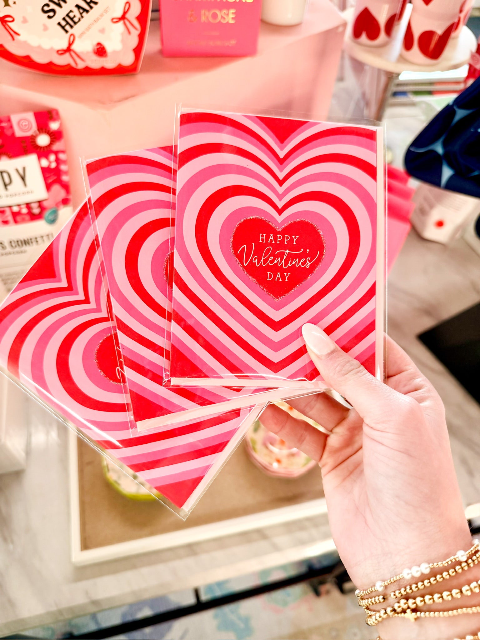 Happy Valentine's Day Hearts Card