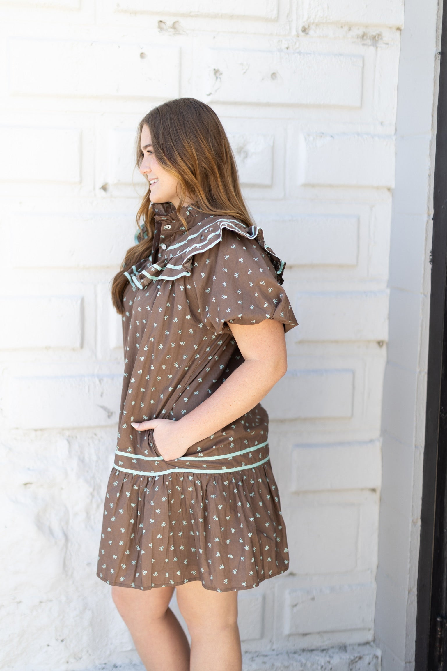 Chocolate Bow Dress