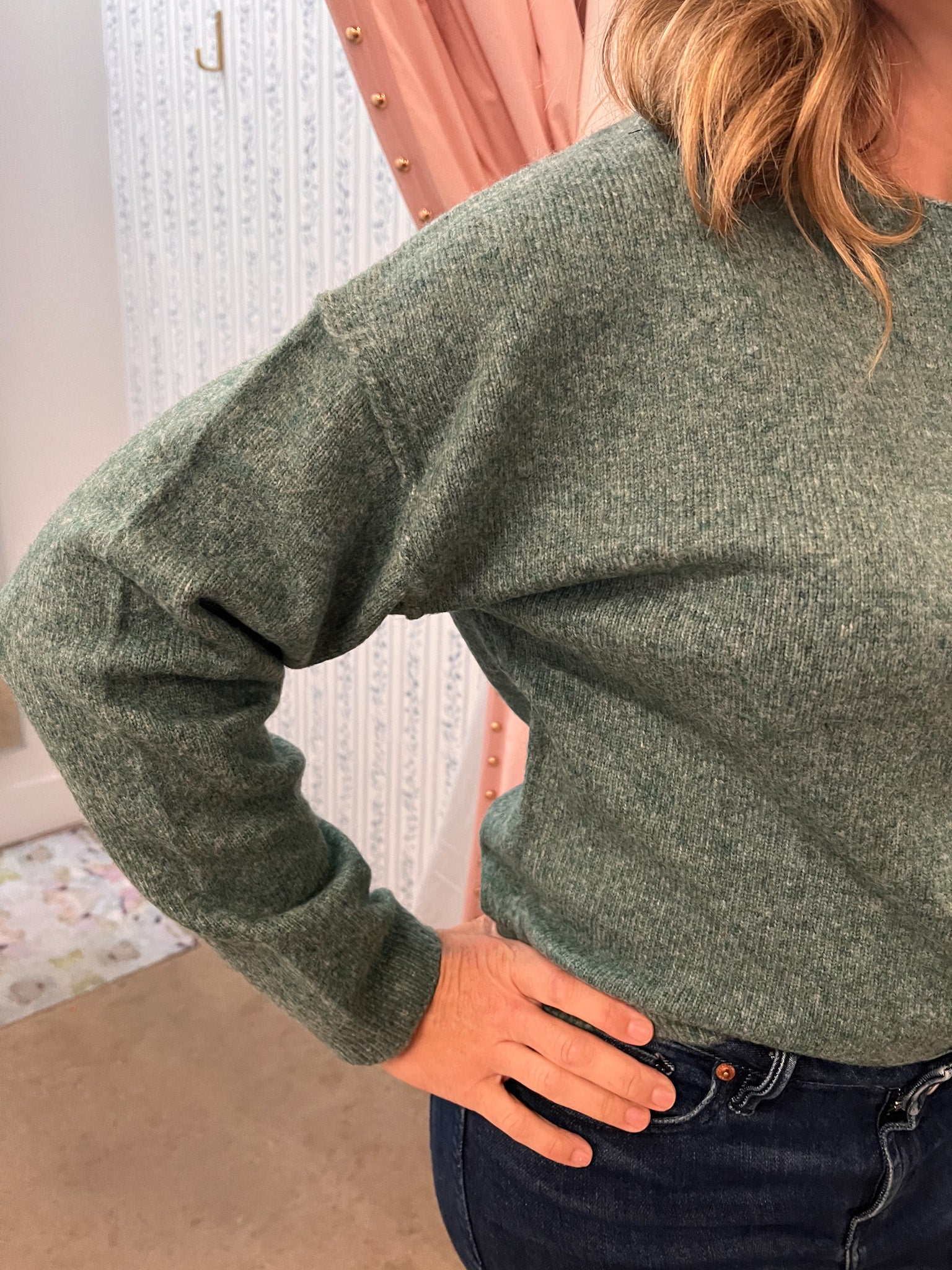 Everyday Pullover Sweater  Calypso Green | Z Supply