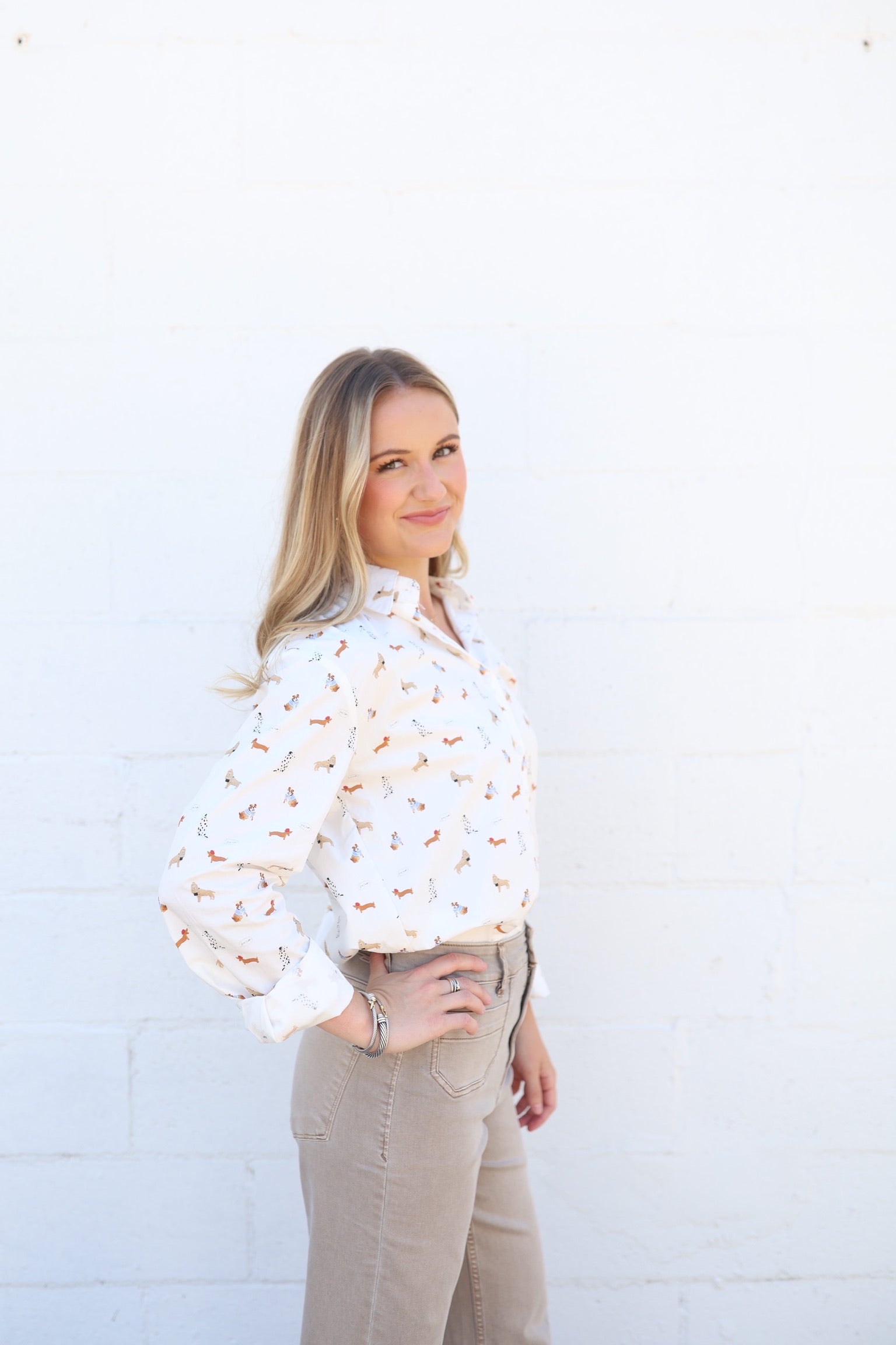 Puppy Love Button Down