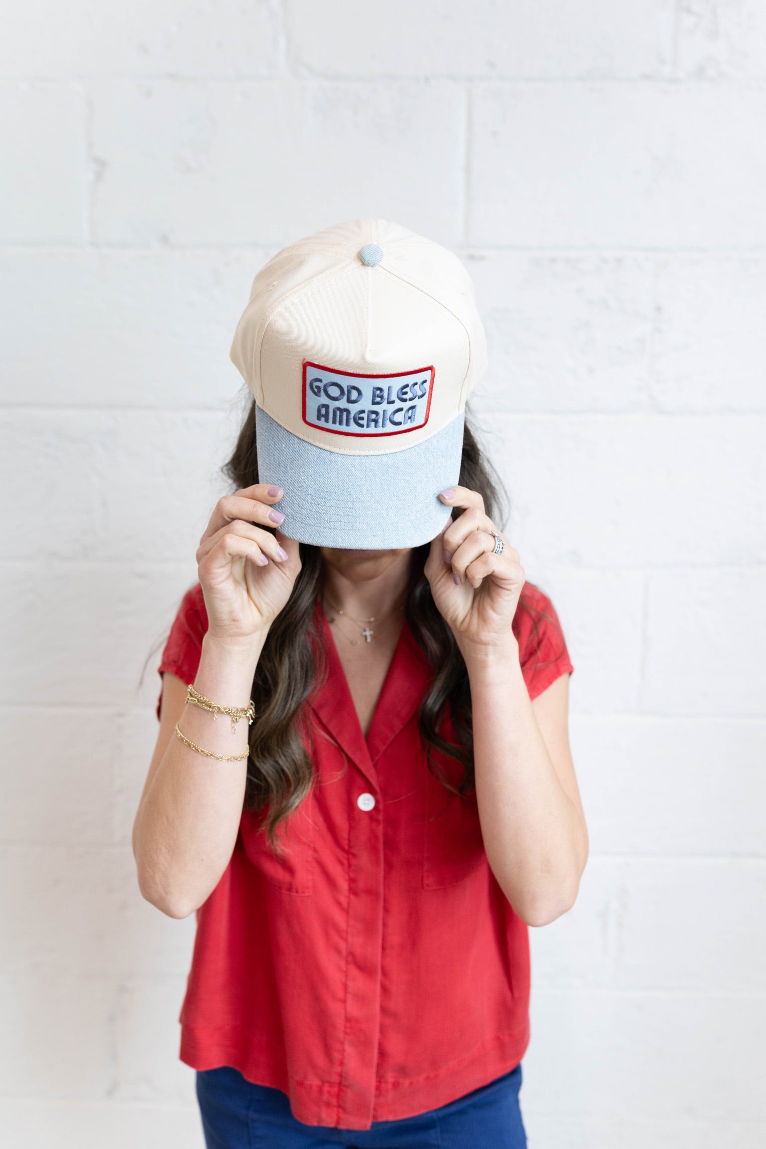 God Bless America Trucker Hat