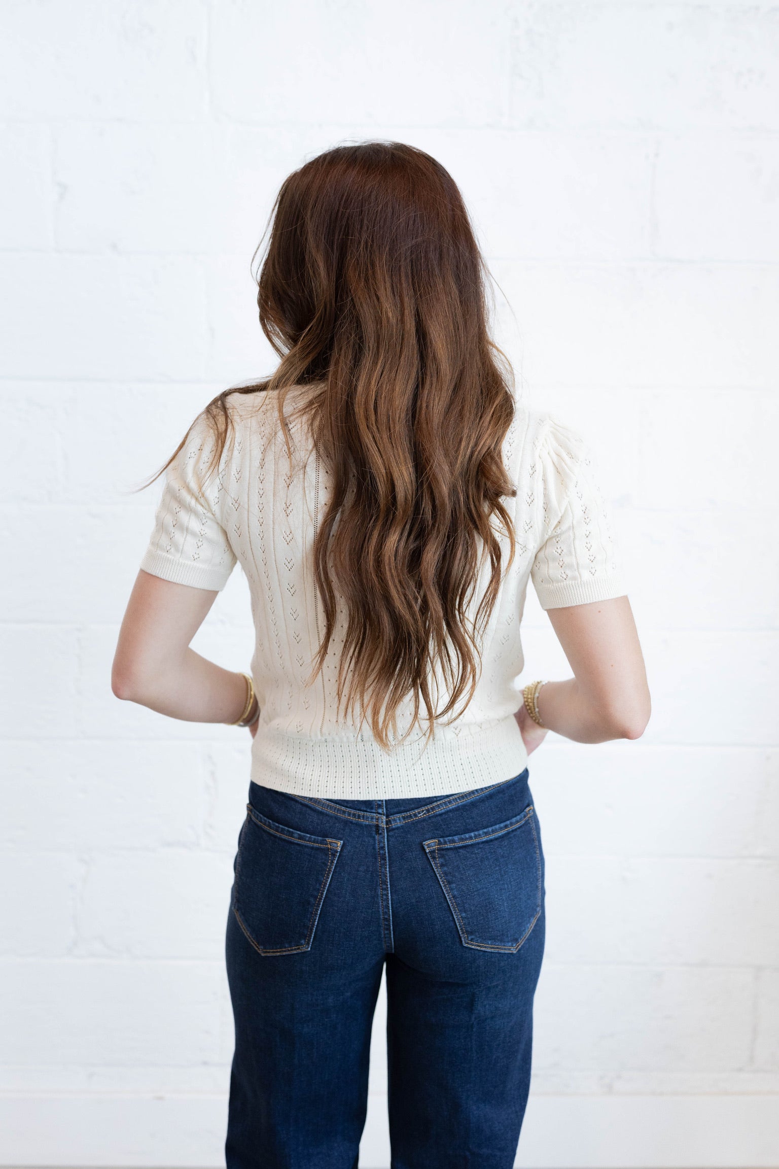 Cream Pearl Sweater