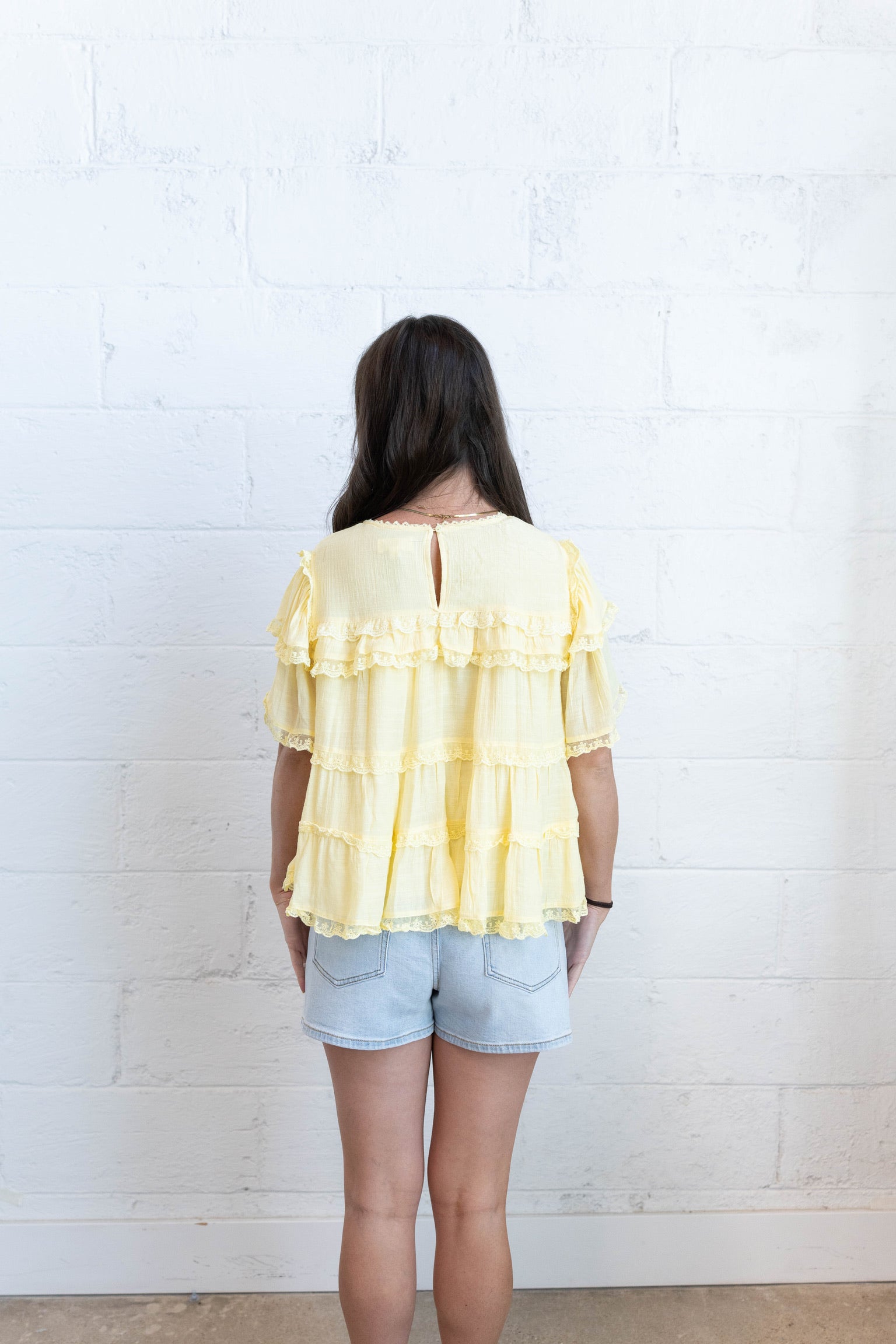 Butter Ruffle Blouse