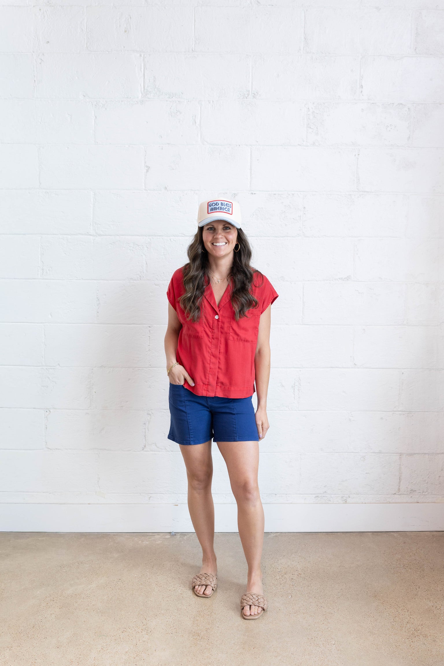Red Cruz Top
