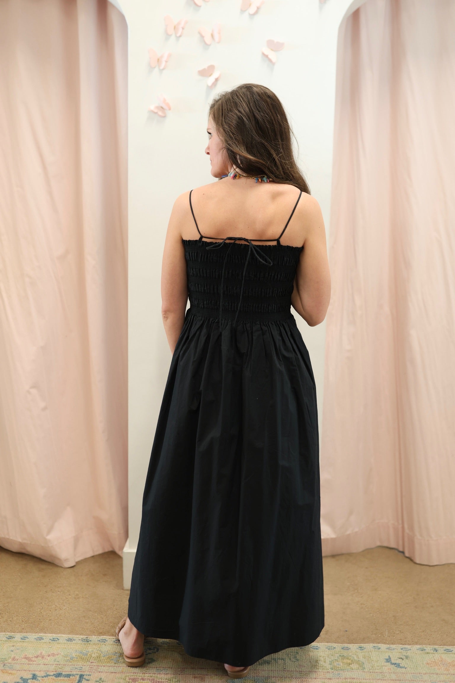 Cornelia Poplin Midi dress