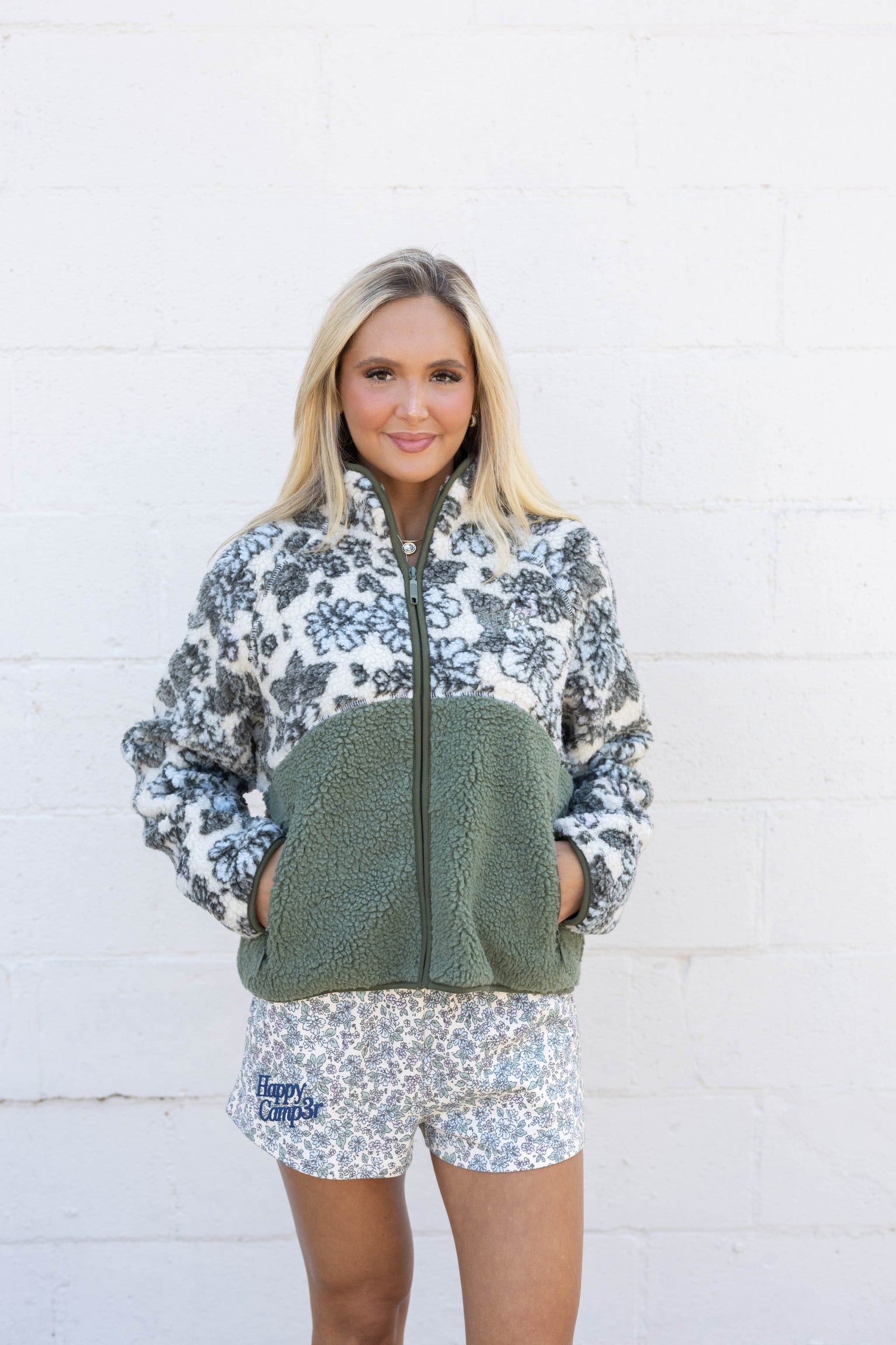 Dusty Blue Garden Macie Sherpa