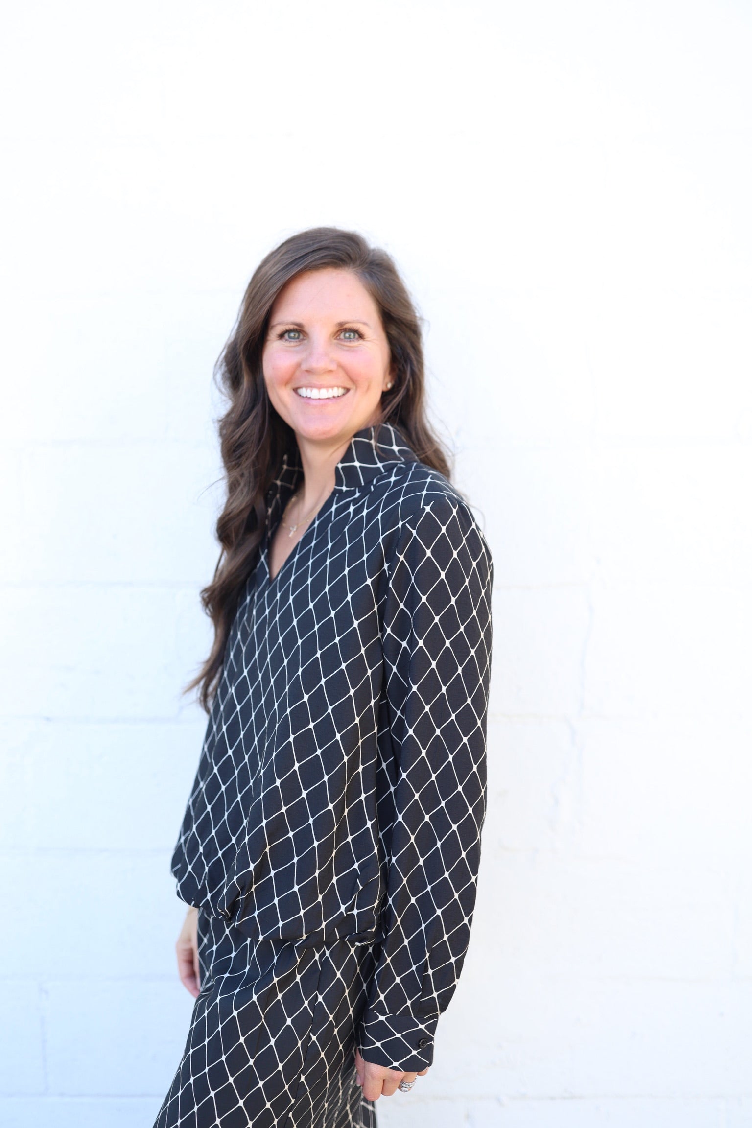 Shadow Trellis Blouse