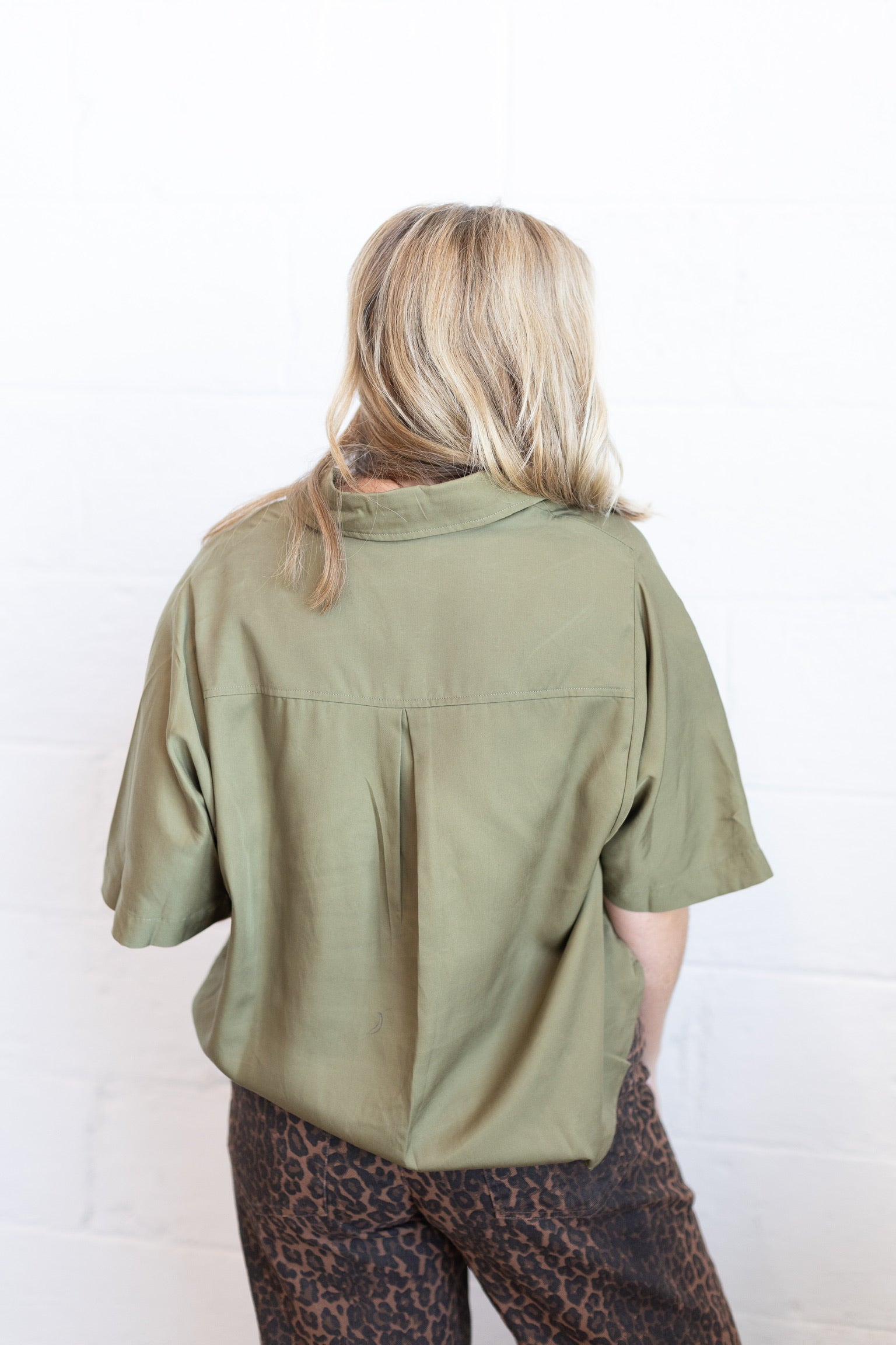 Laura Olive Blouse