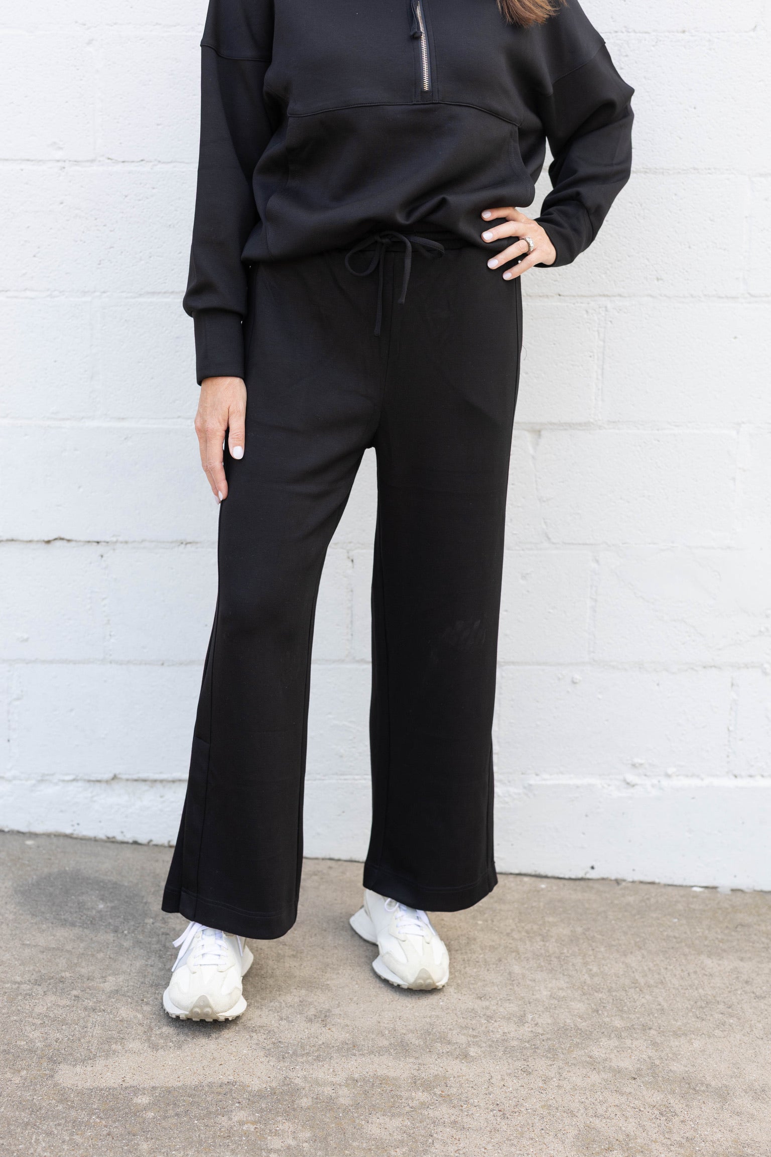 Black Butter Wide Leg Pants
