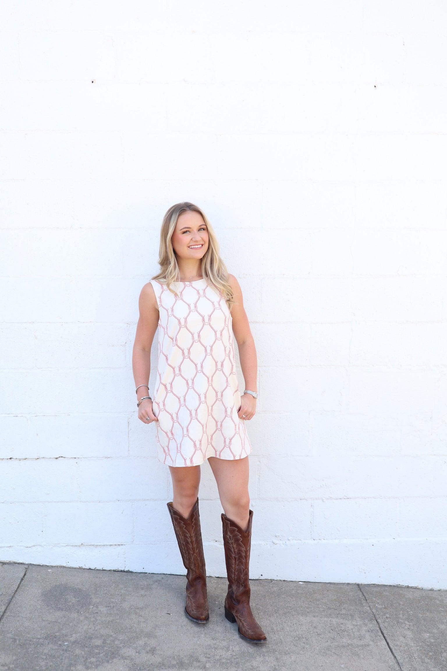 Mae Horseshoe Mini Dress