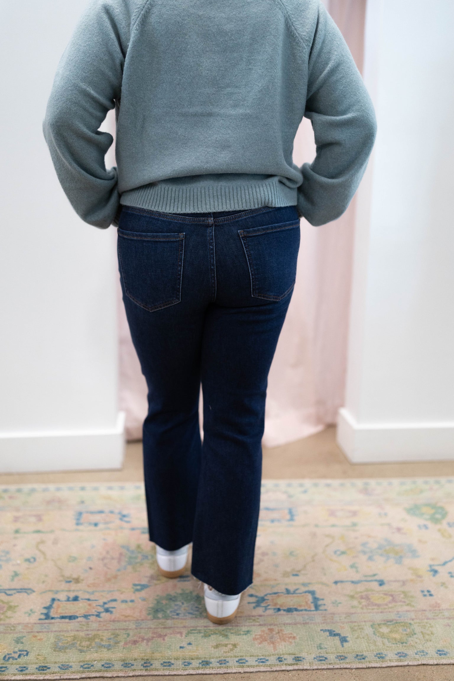 Serene Shy Girl Crop Flare