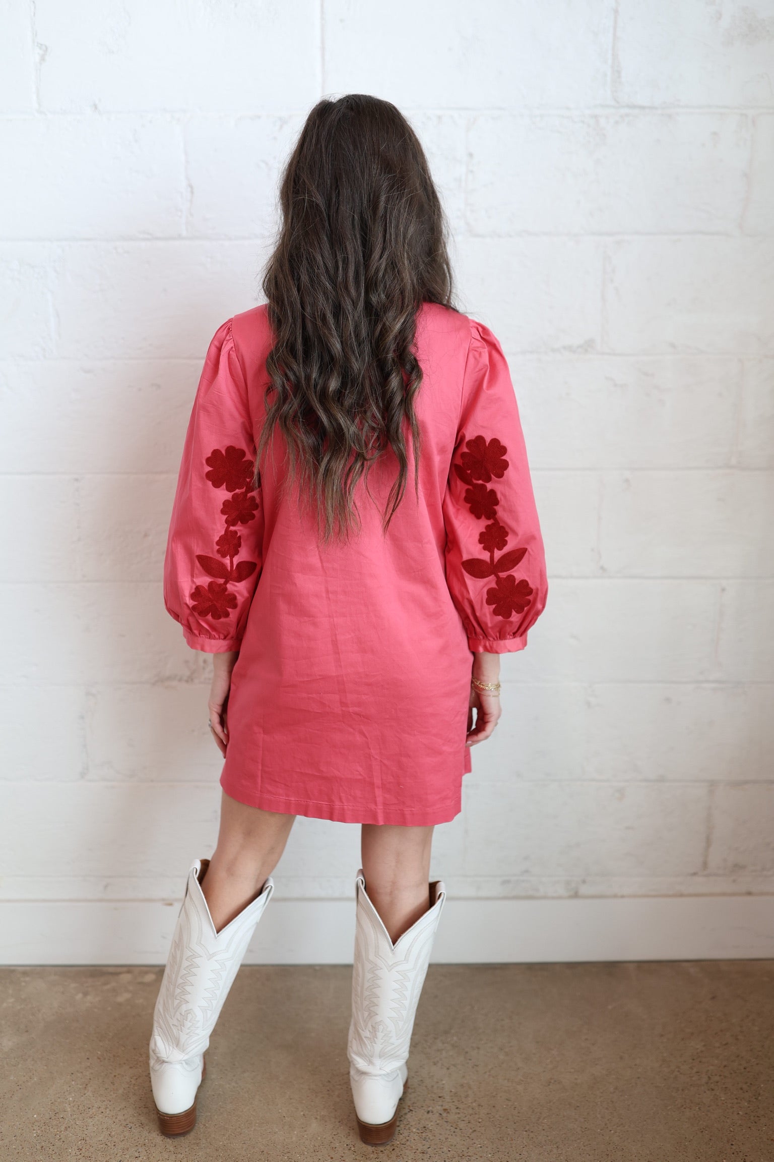 Lainey Ruffle Neck Mini Dress