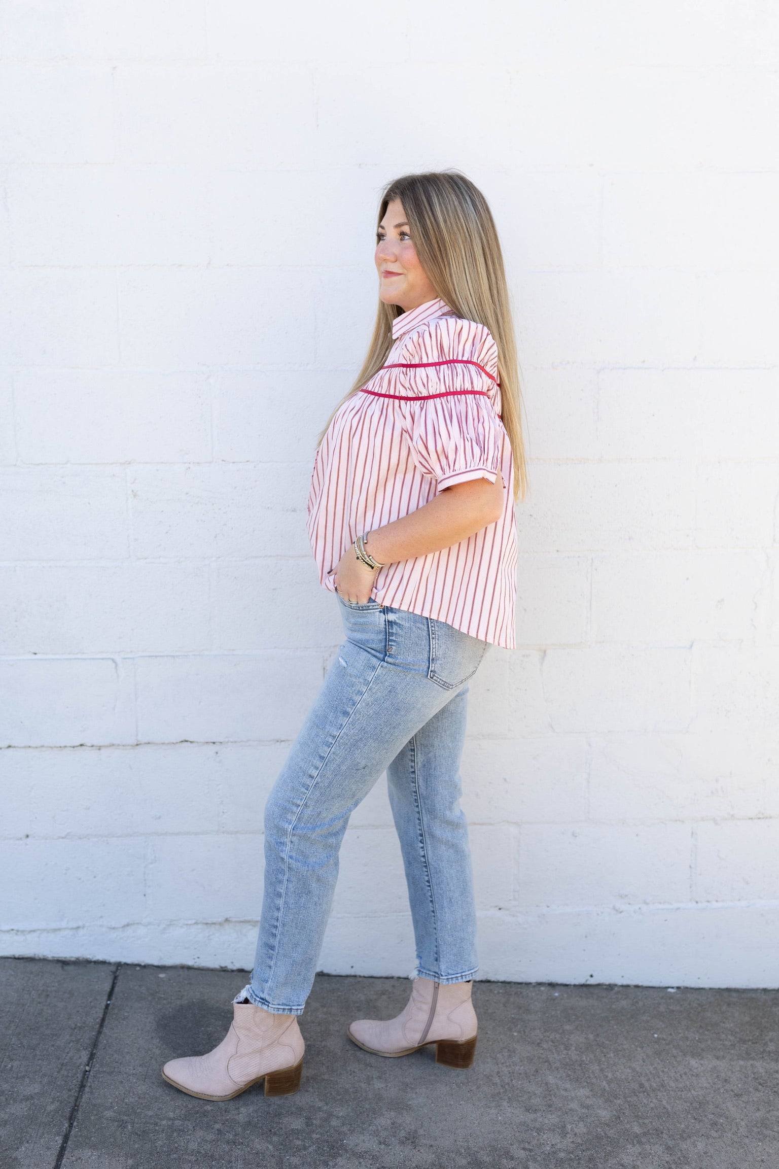Carry Striped Blouse