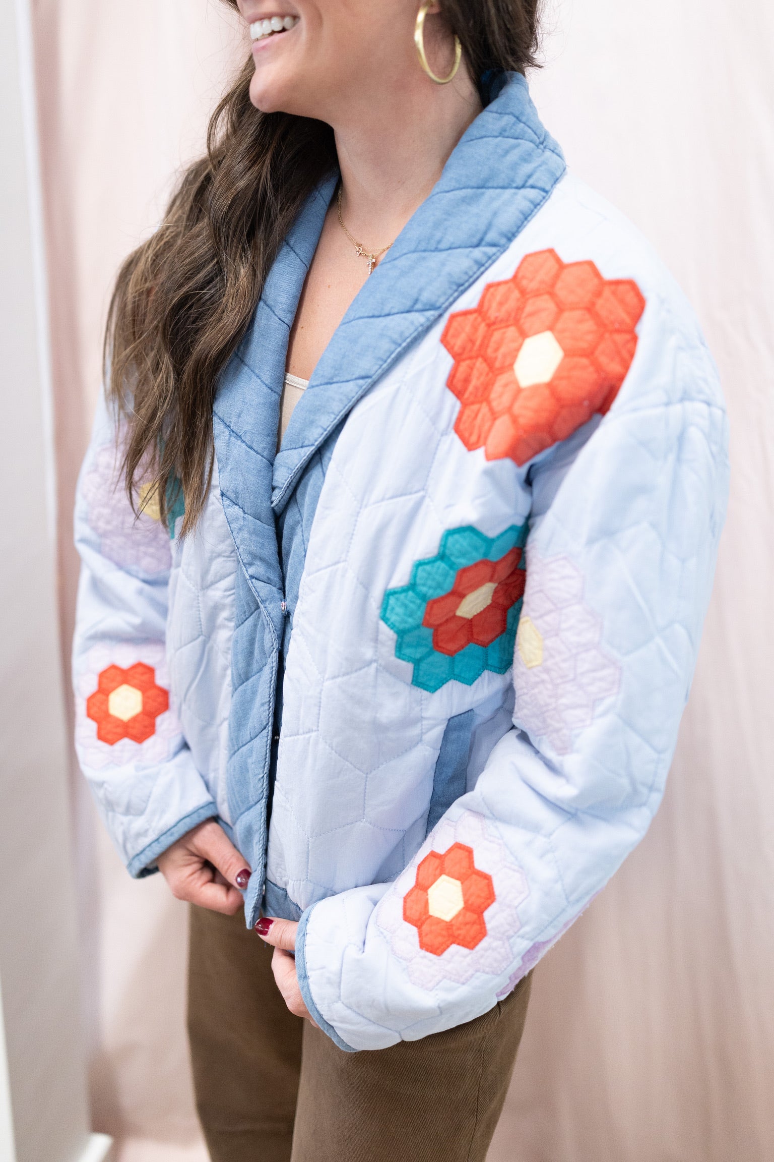 Denim Quilted Jacket