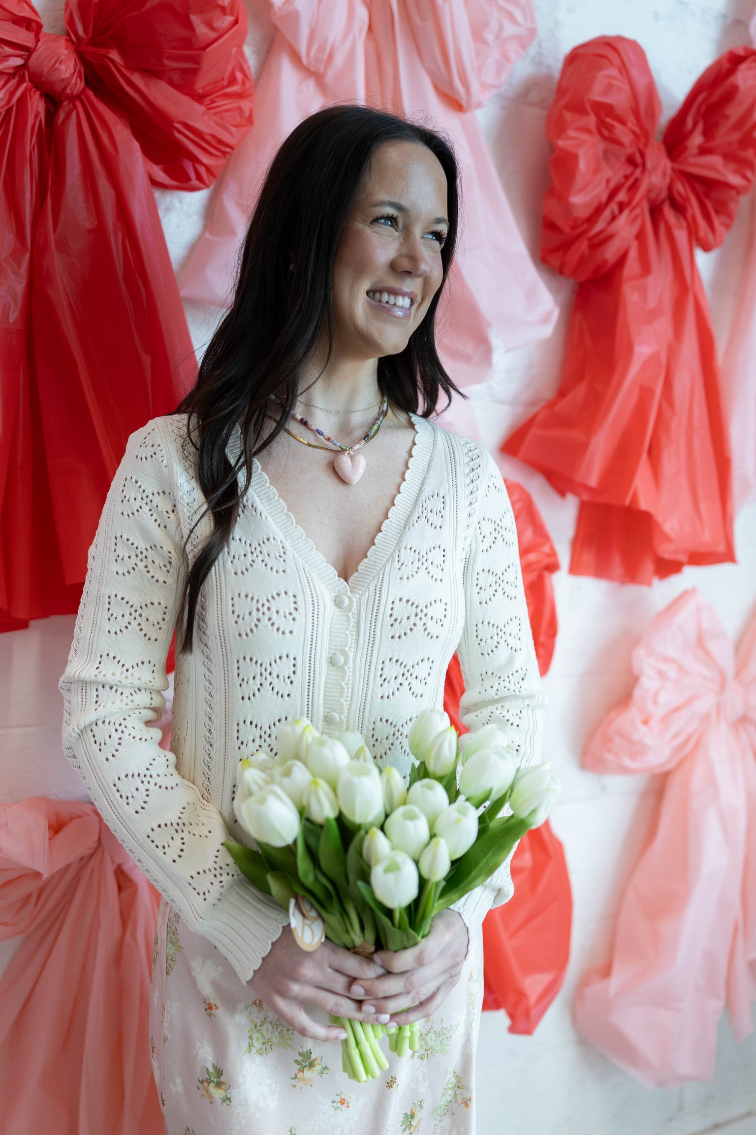 Gema Bow Cloud Cardigan