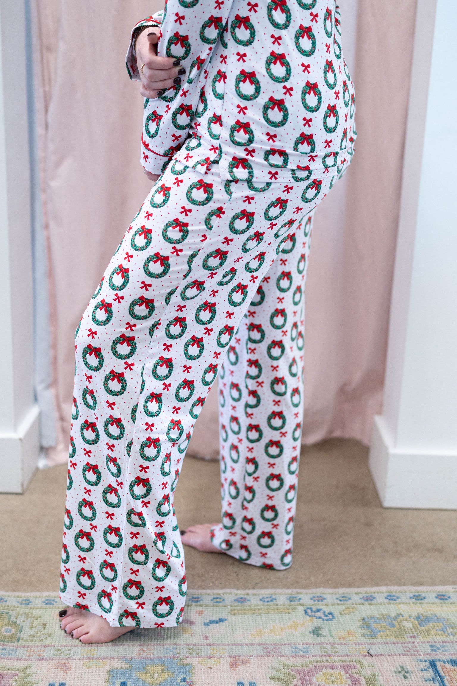 Wreath Pajama Pants