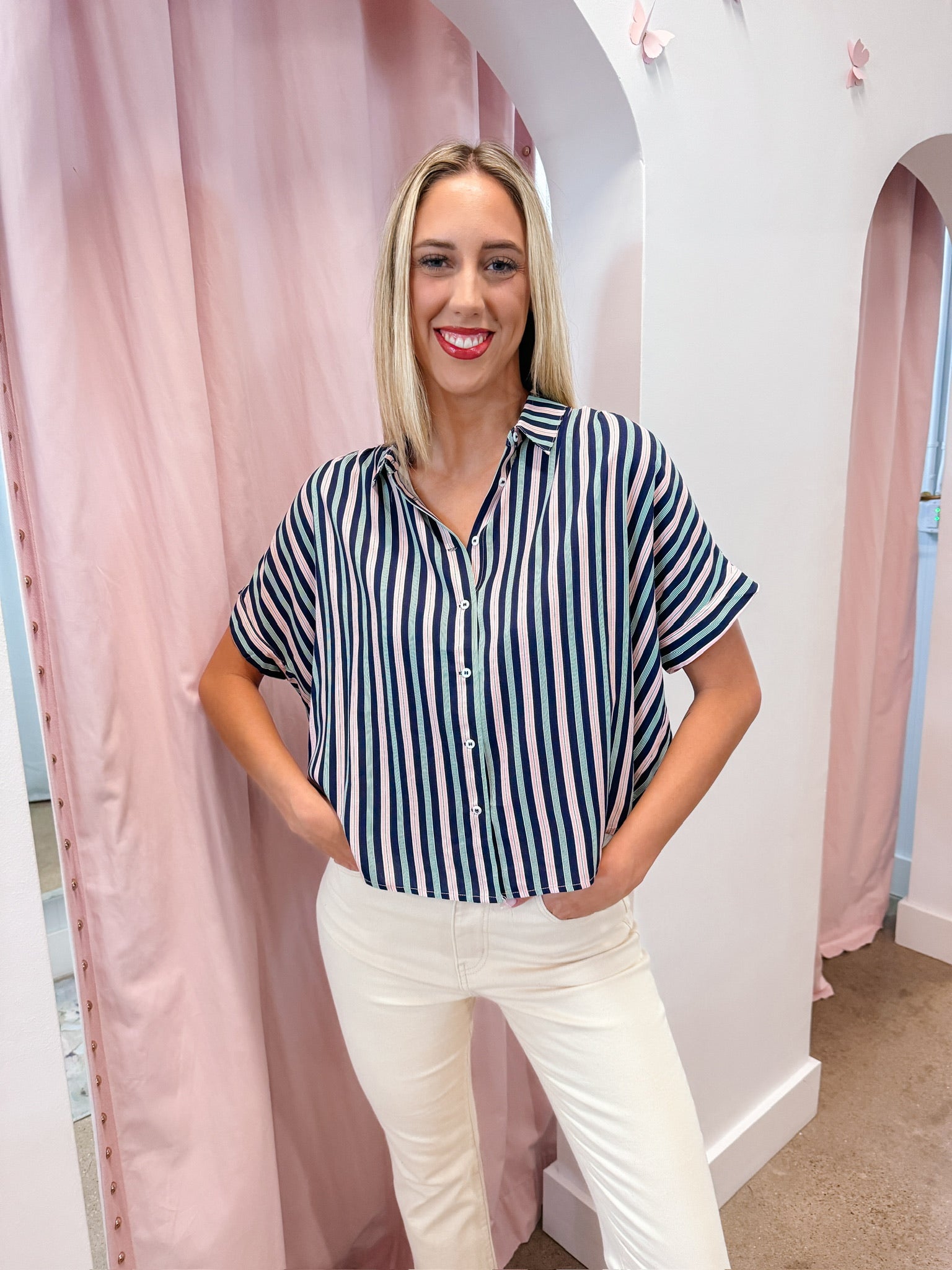 Lainey Stripe Top