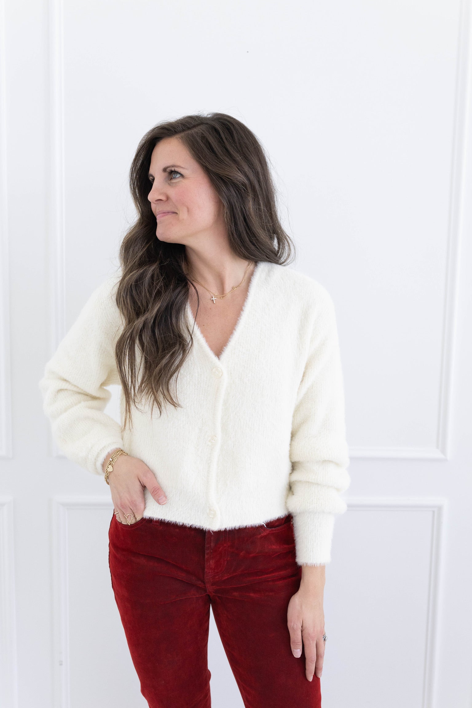 Sadira Fluffy Cardigan