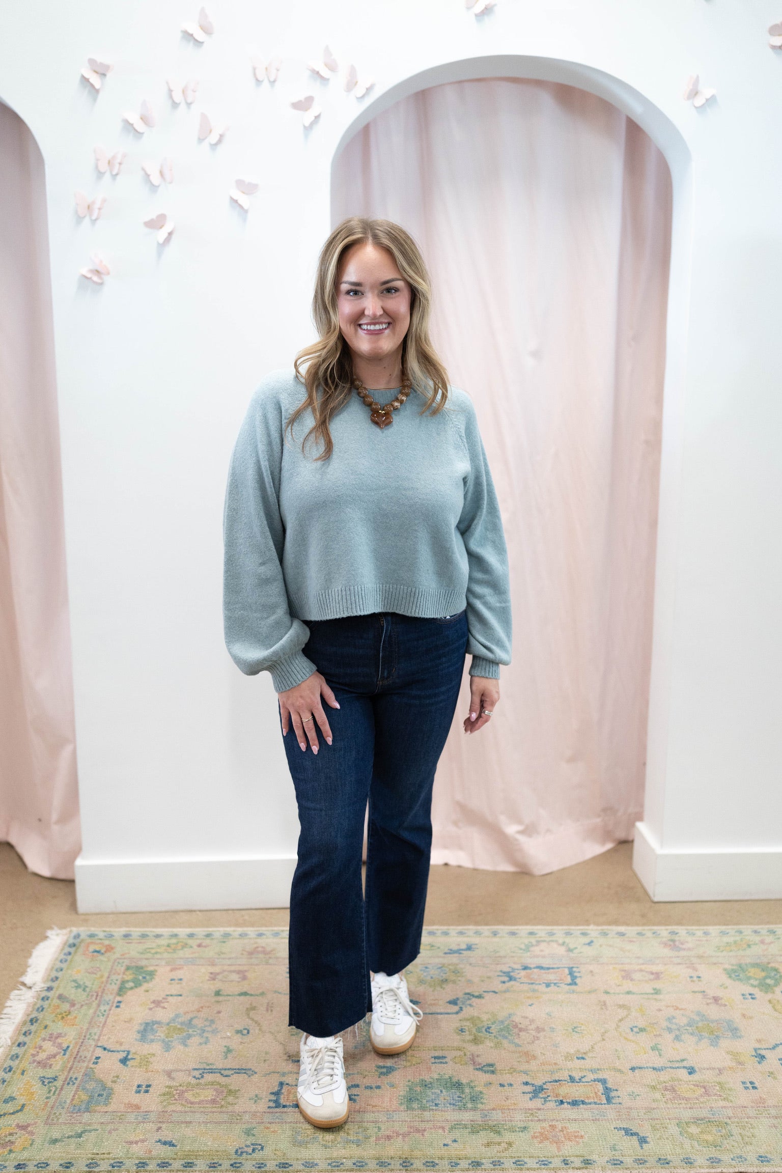 Soft Succulent Coming Up Sweater