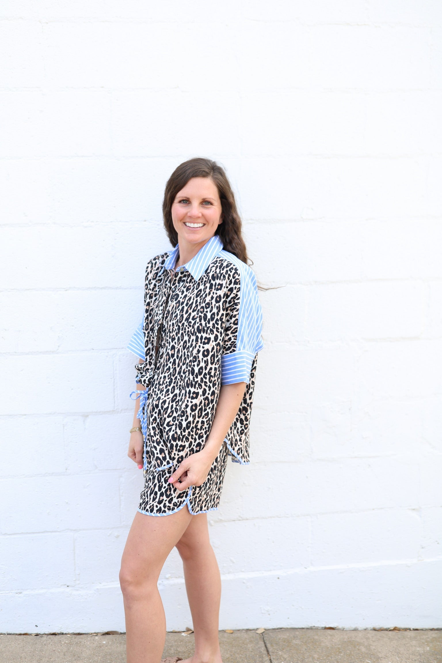 Lucy Leopard Shorts