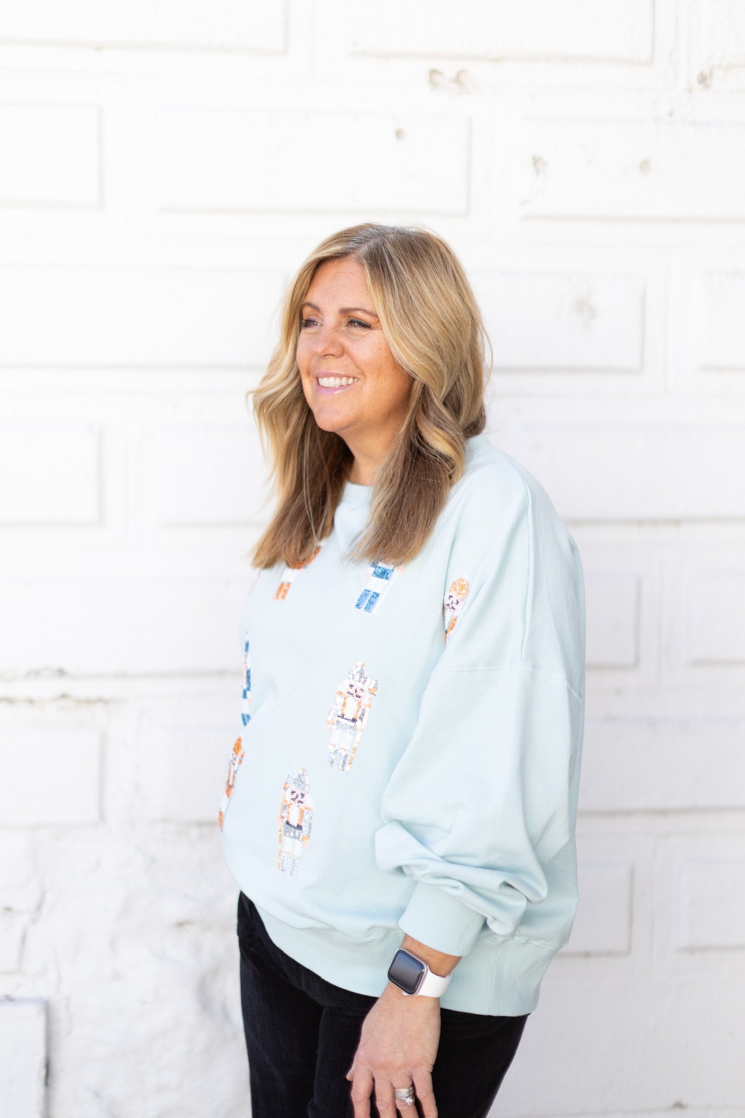 Baby Blue Nutcracker Sweatshirt