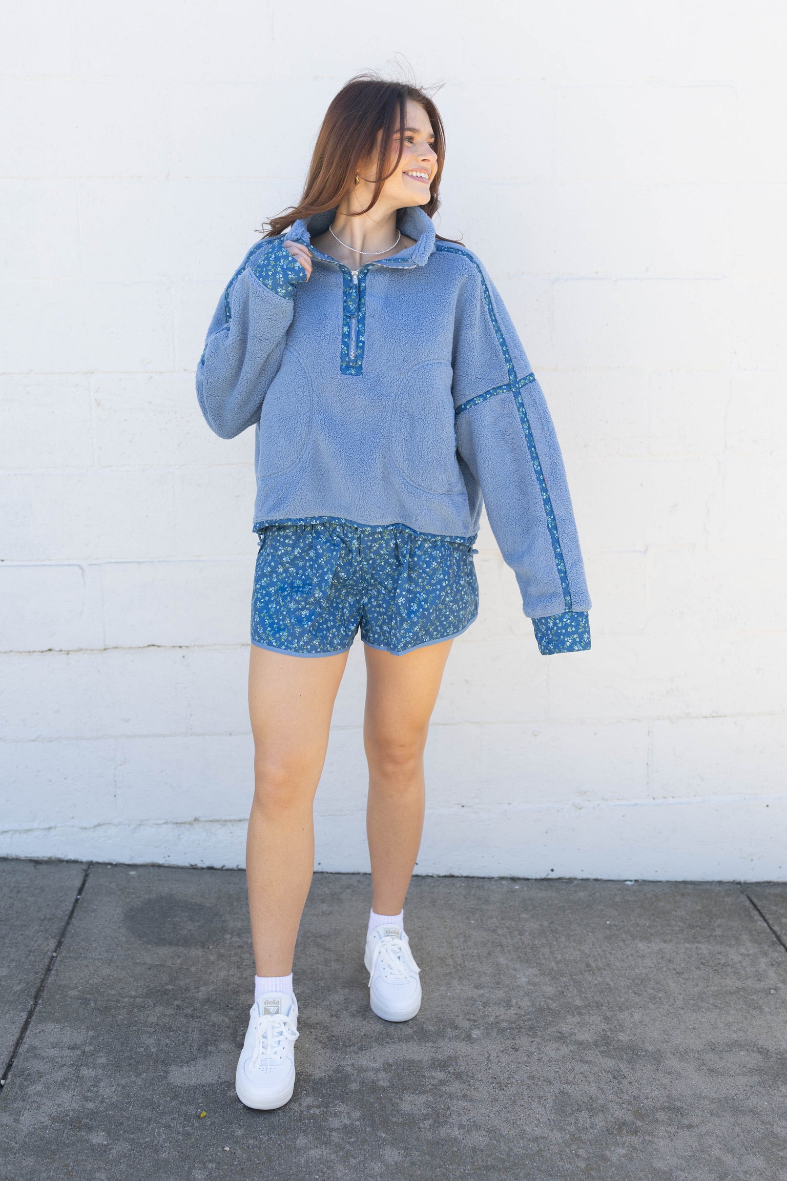 Floral Sherpa Jacket