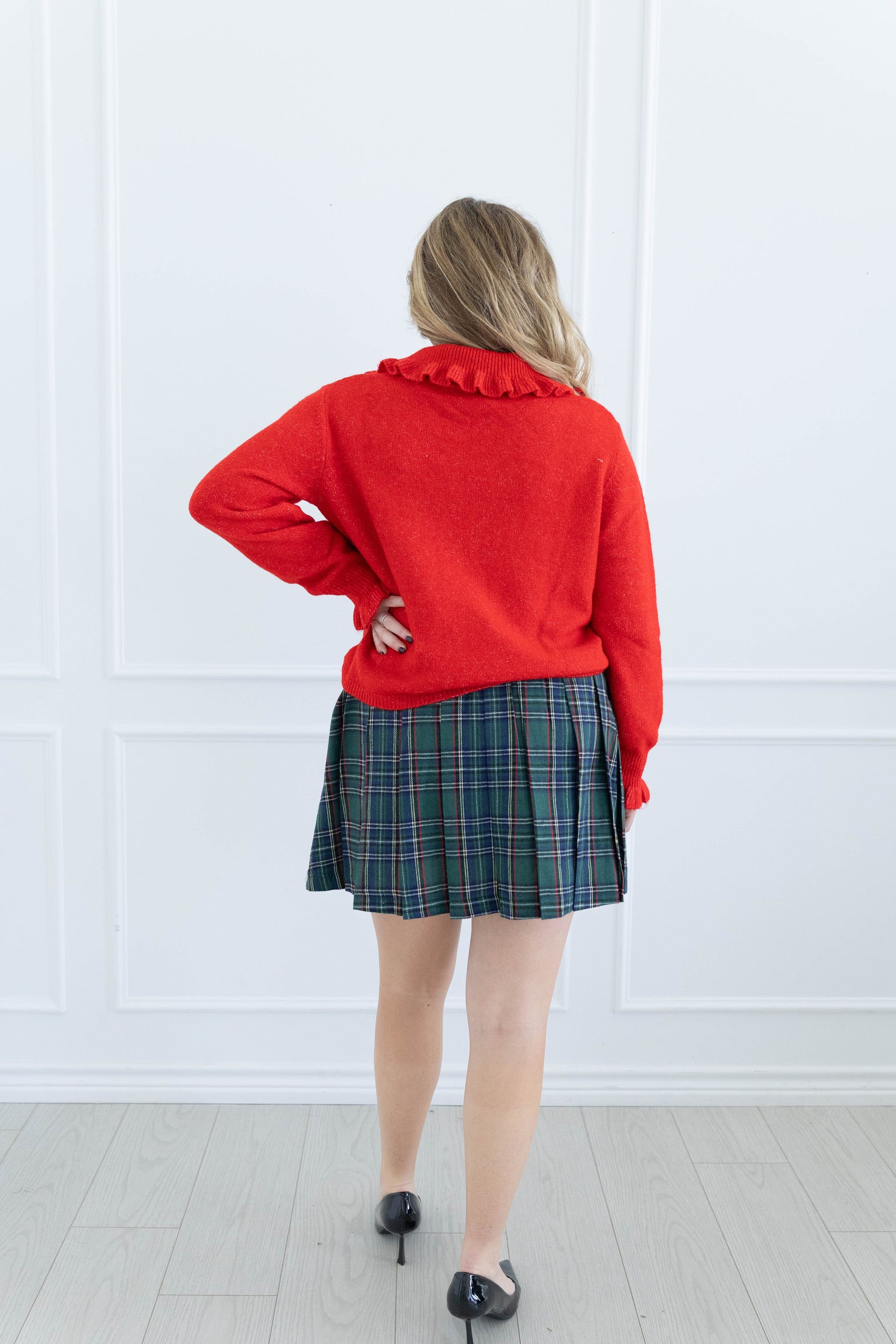 Christmas Plaid Skirt