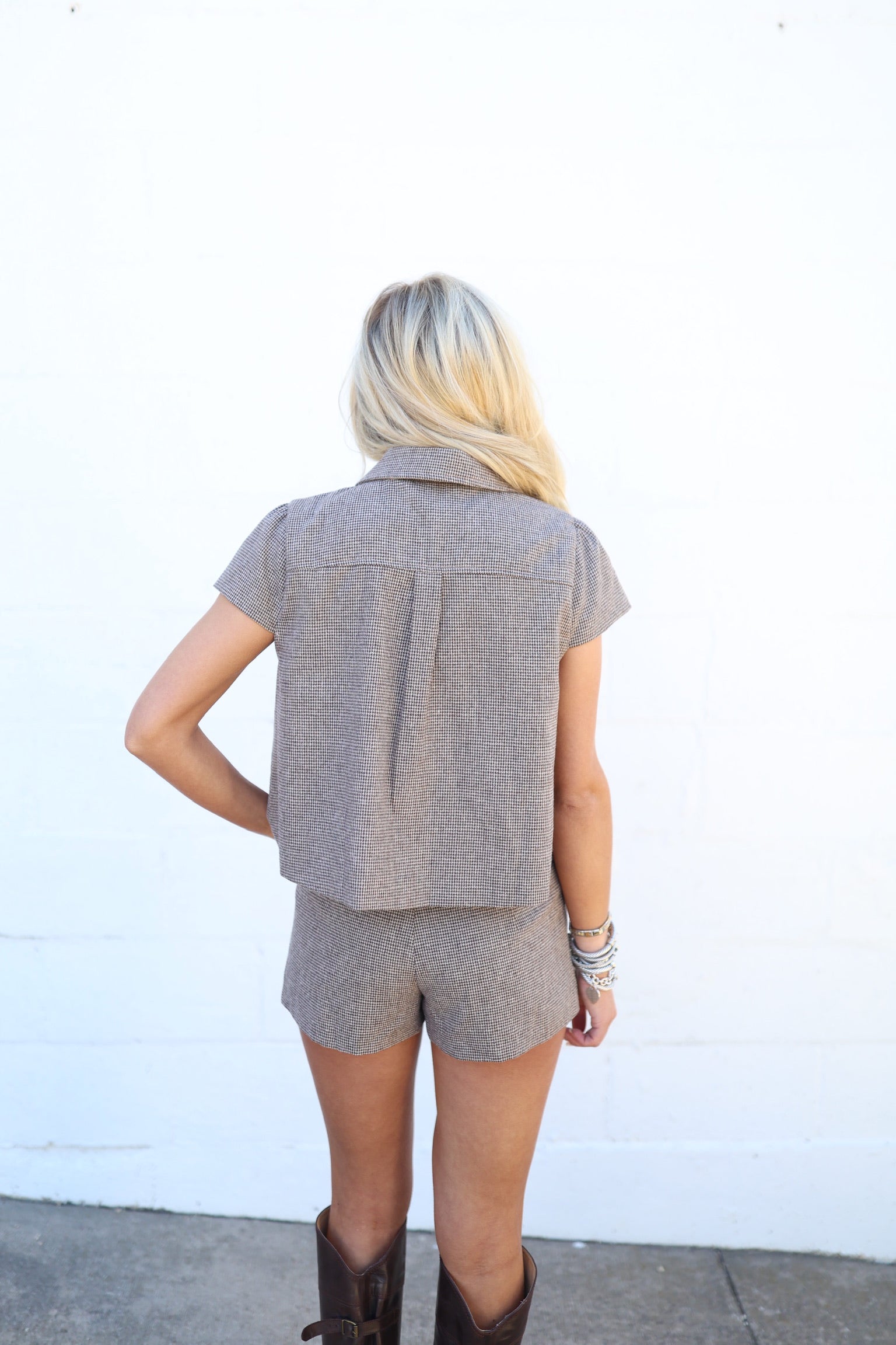 Bentley Houndstooth Shorts